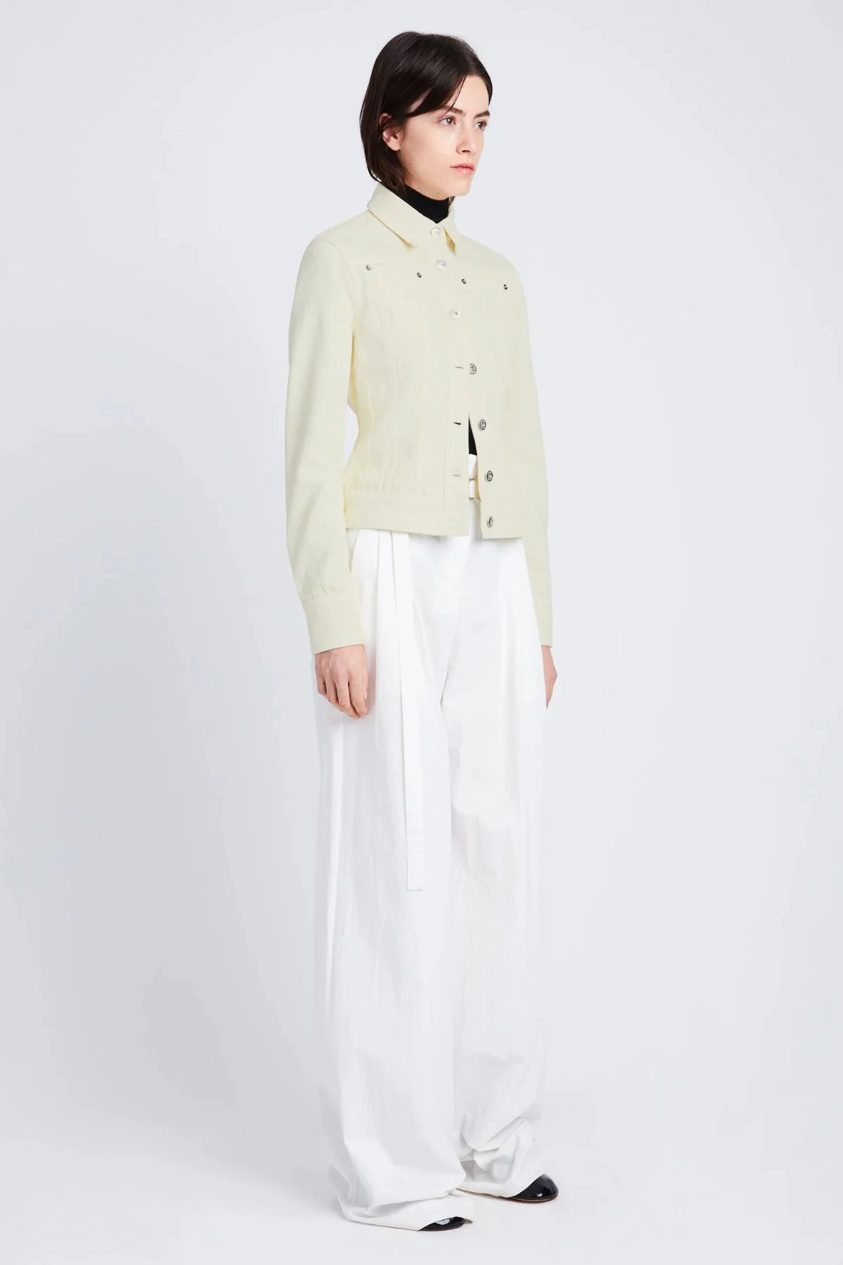 Proenza Schouler White Label Nova Jacket - Parchment - Image 4