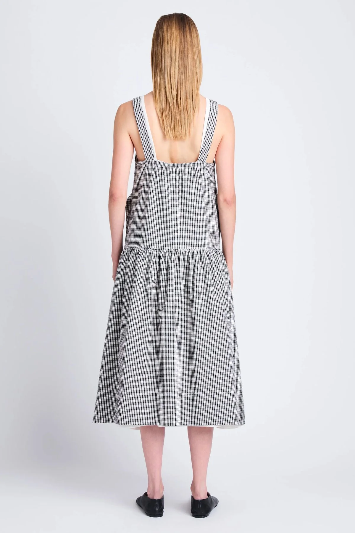 Proenza Schouler White Label Sasha Dress - Black Ivory - Image 4