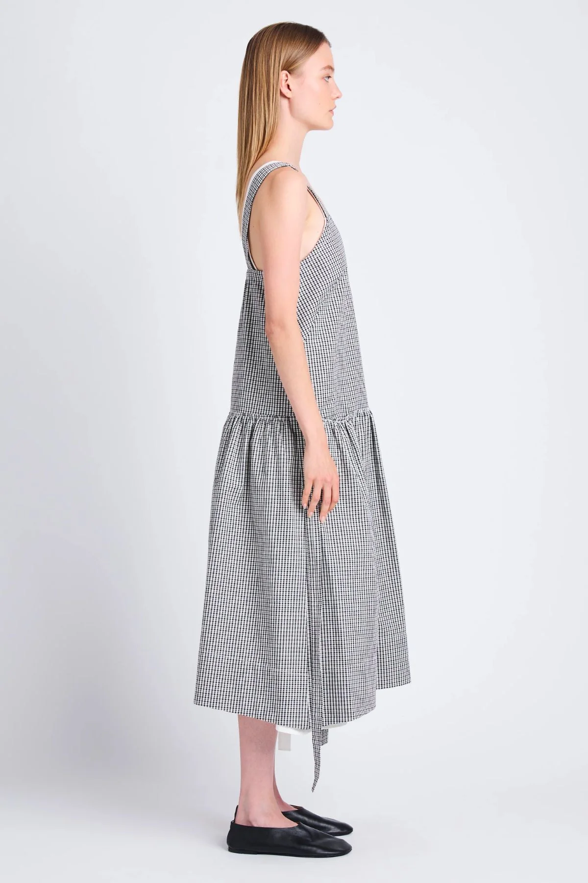 Proenza Schouler White Label Sasha Dress - Black Ivory - Image 5