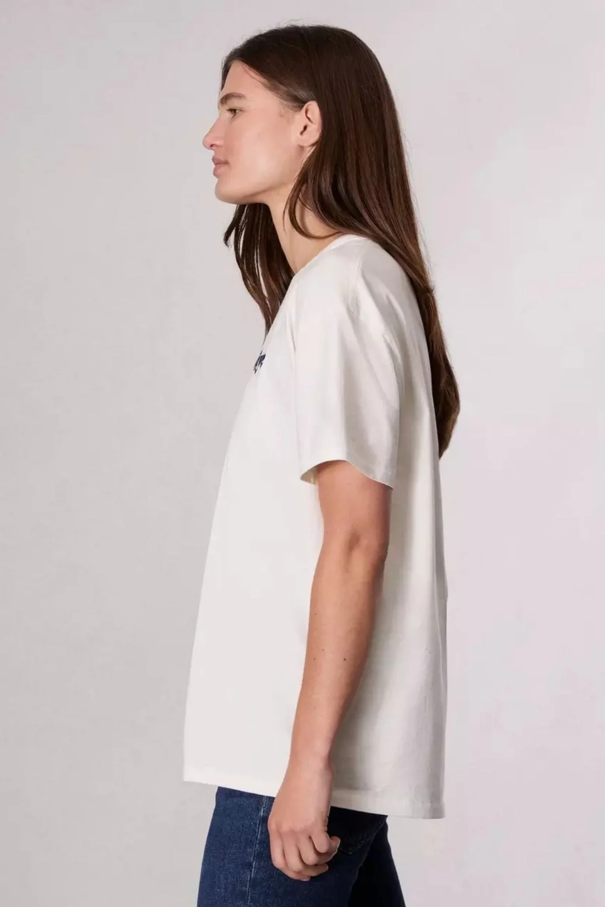 Rag & Bone NYC Boyfriend T-Shirt - Ivory Multi - Image 4