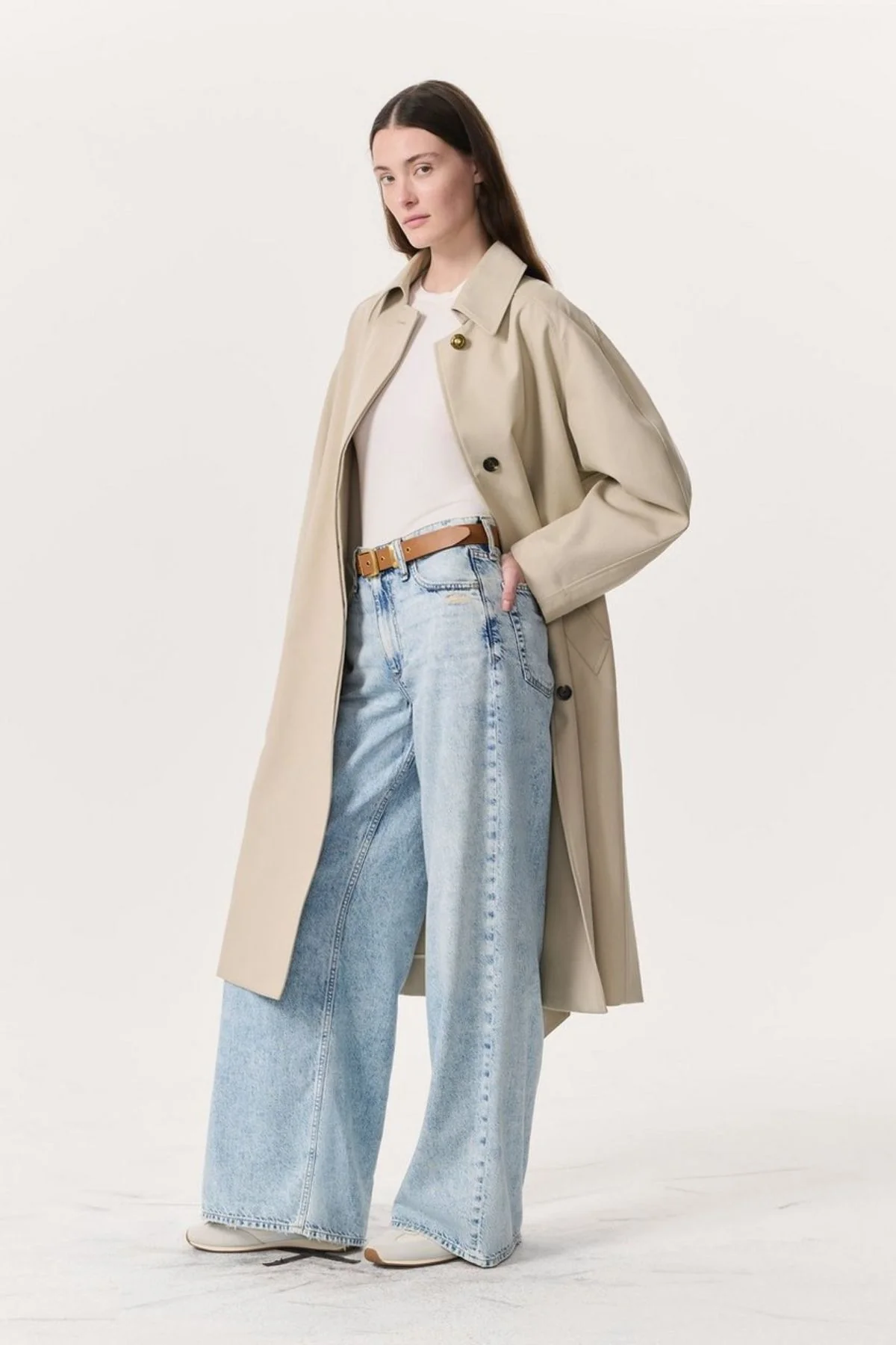 Rag & Bone Henrietta Trench - Light Beige - Image 6