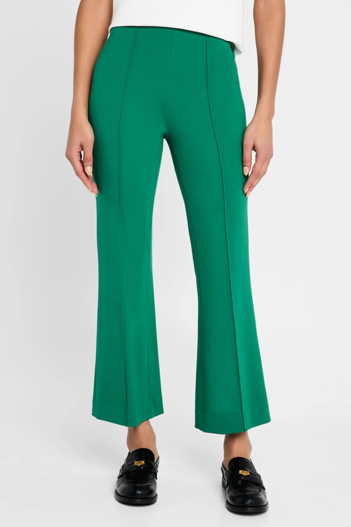 Rag & Bone Irina Kick Flare Pant - Deep Green - Image 3