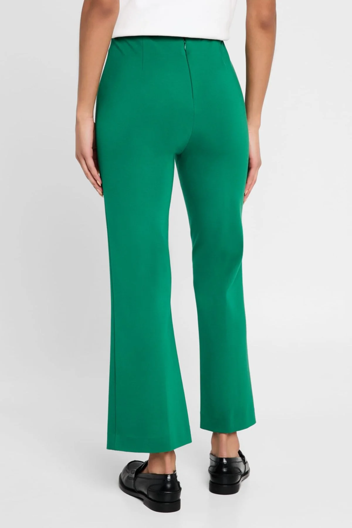 Rag & Bone Irina Kick Flare Pant - Deep Green - Image 5