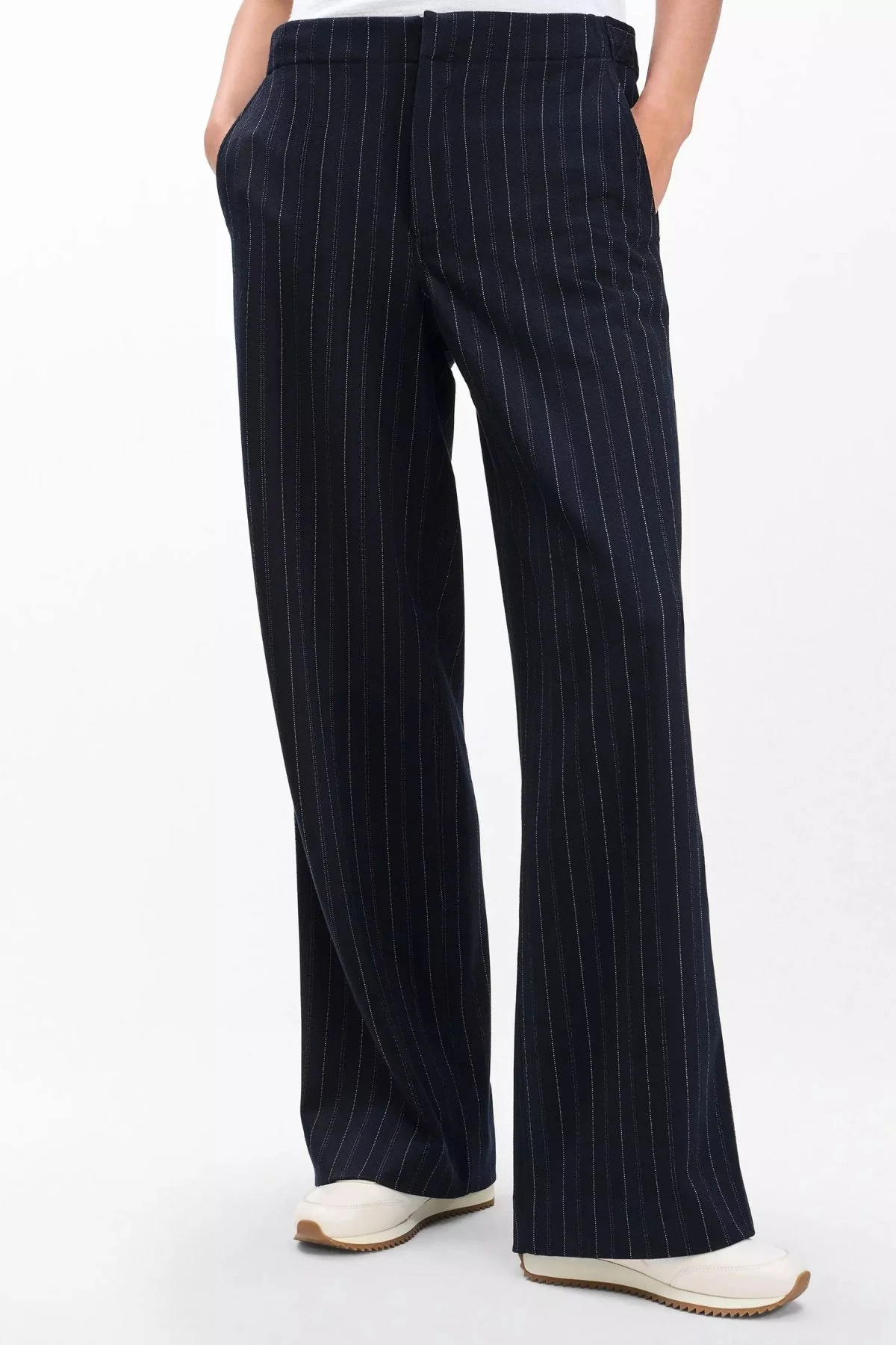 Rag & Bone Irina Ponte Tailored Pant - Navy Multi - Image 5