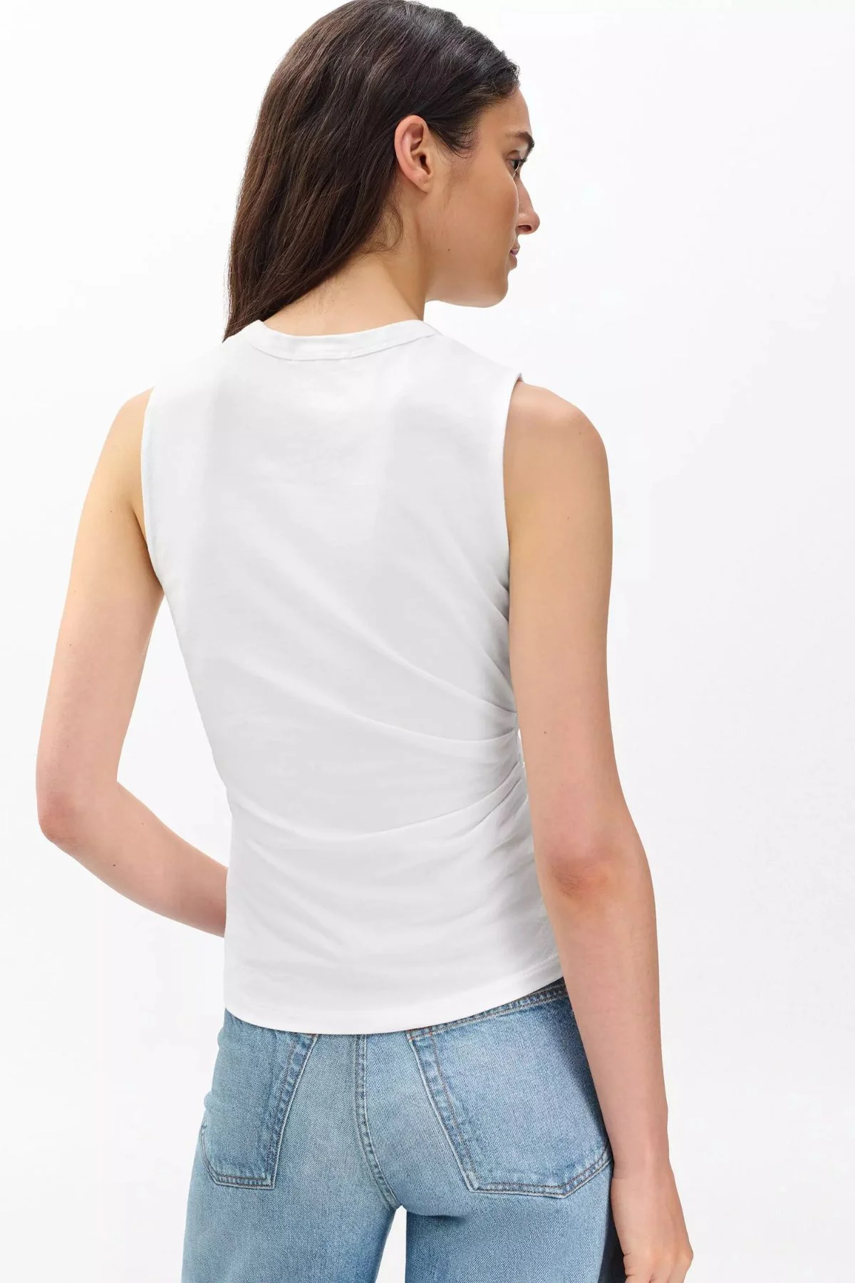 Rag & Bone Mica Wrap Tank - White - Image 4