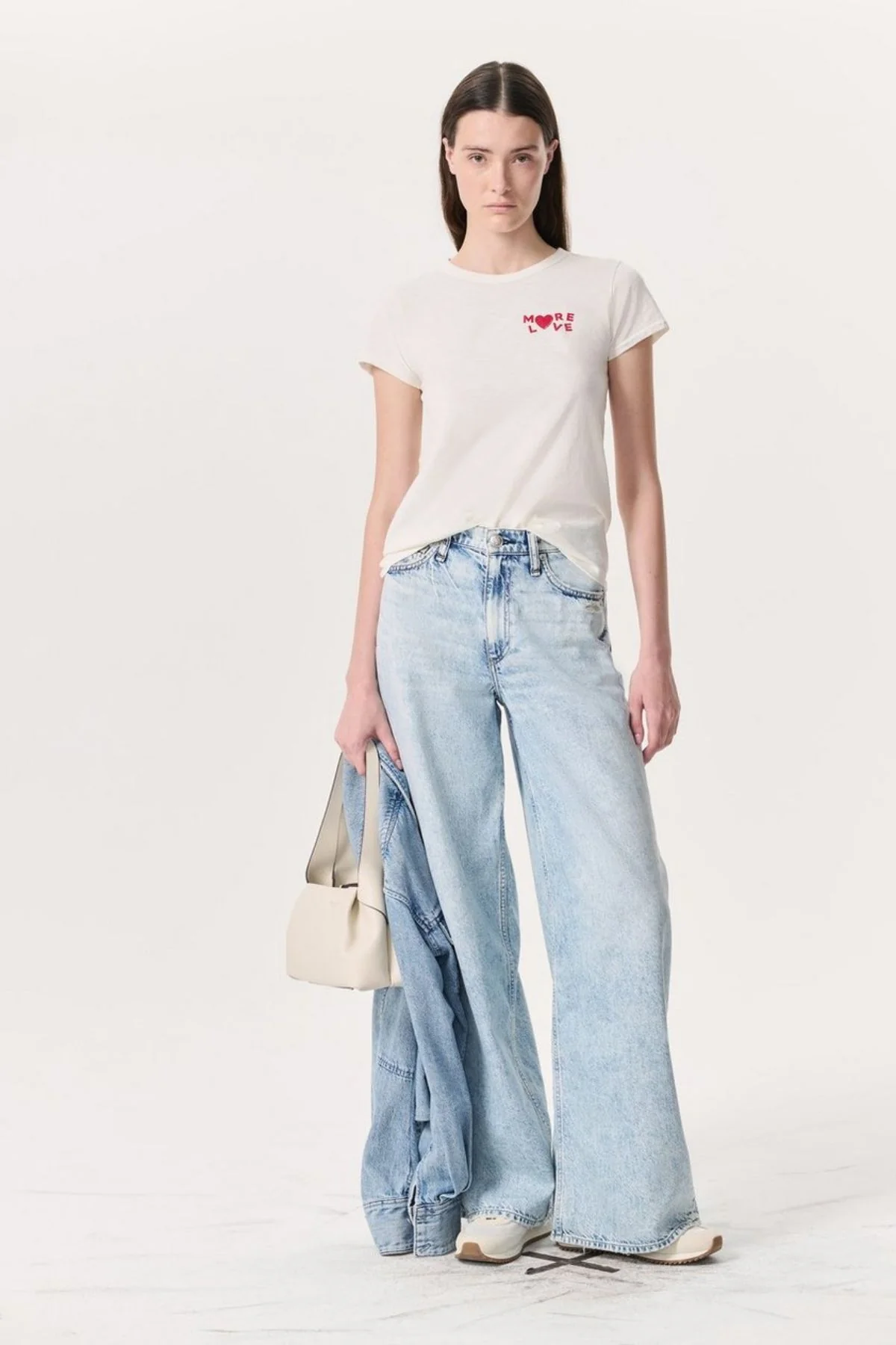 Rag & Bone More Love T-Shirt - Ivory - Image 4