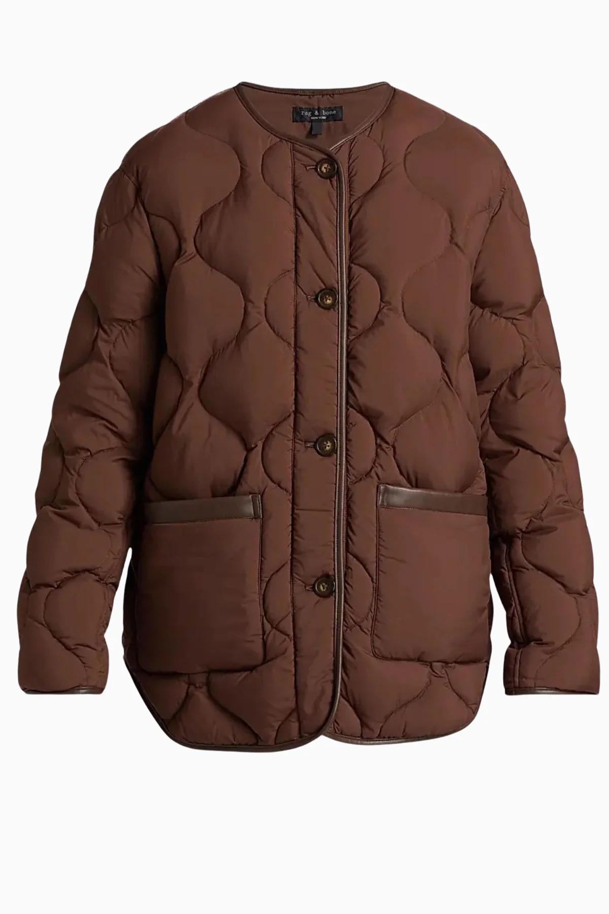 Rag & Bone Tatiana Quilted Jacket - Brown