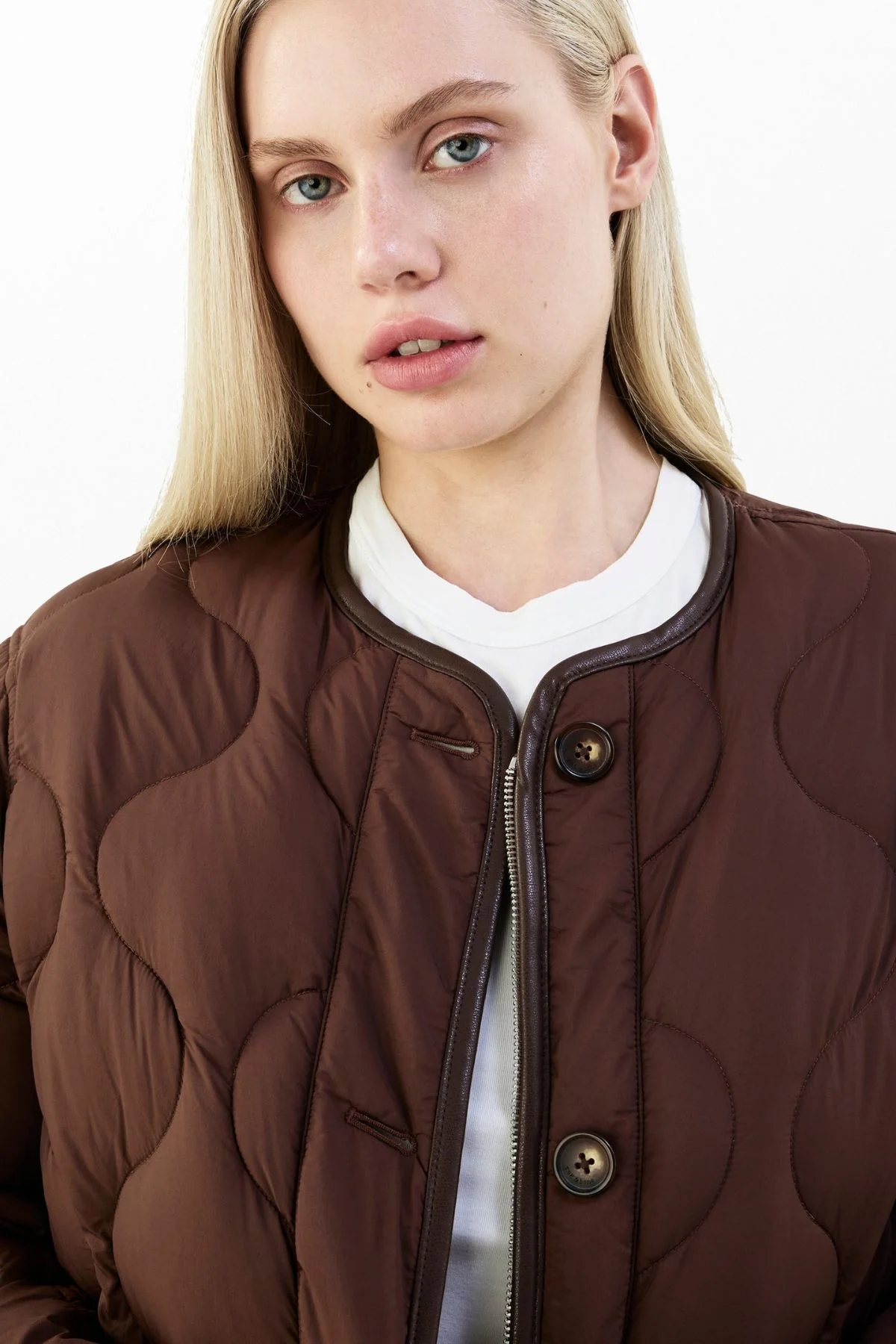 Rag & Bone Tatiana Quilted Jacket - Brown - Image 4