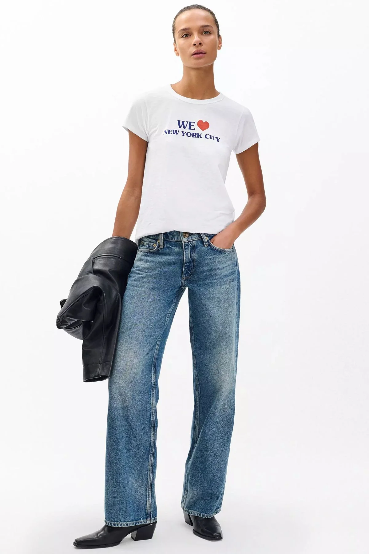 Rag & Bone We Heart NYC T-Shirt - White - Image 2