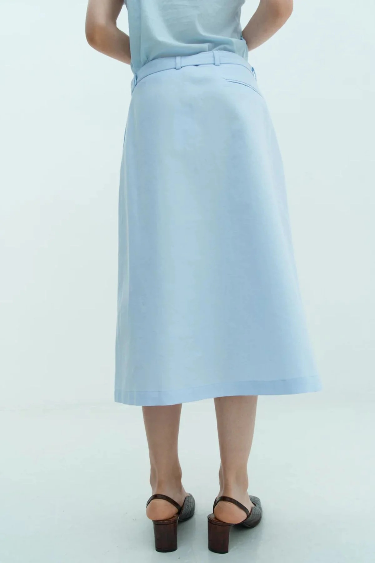 Rika Studios Alexandra Skirt - Cool Blue - Image 3