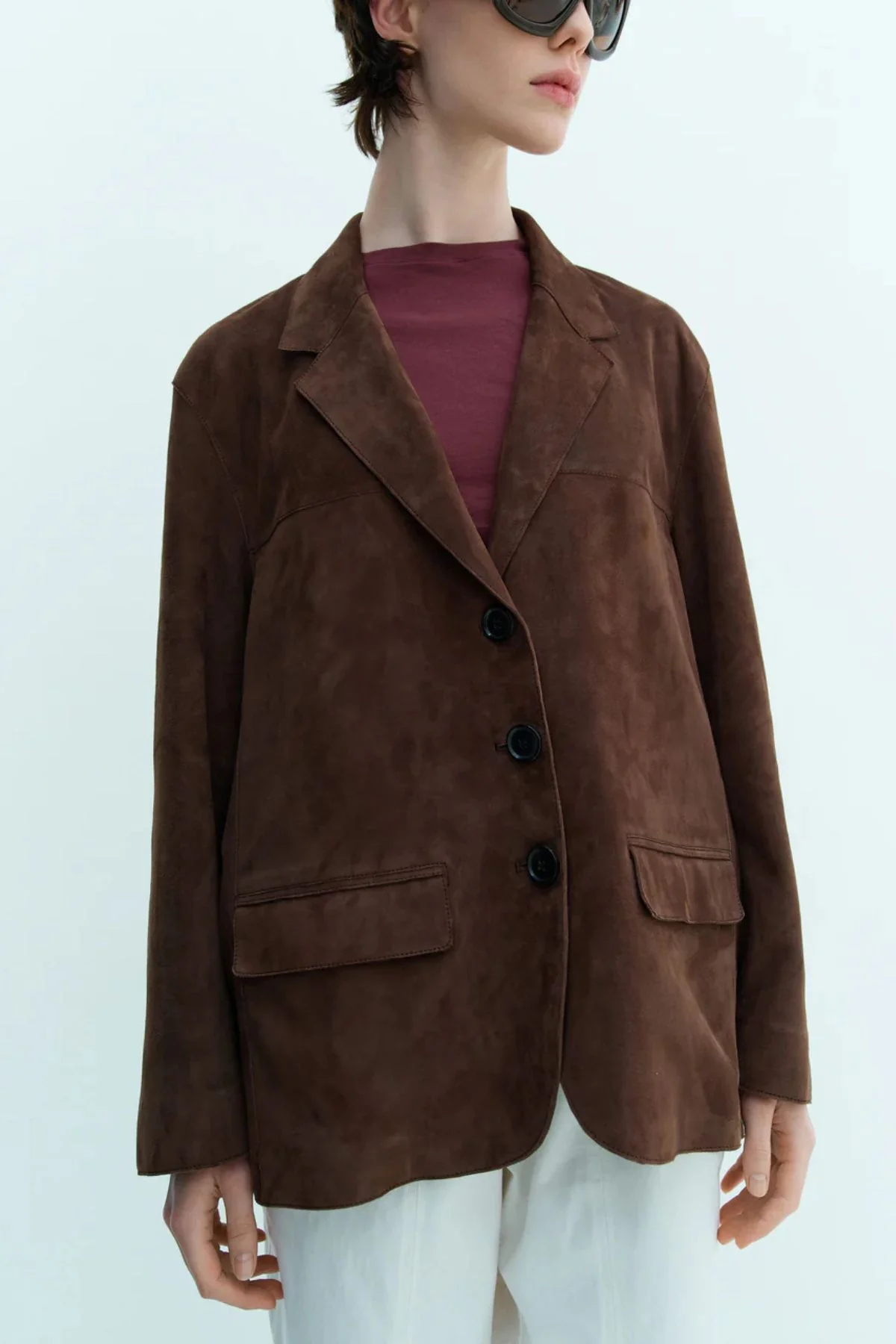 Rika Studios Steve Suede Blazer - Hazelnut