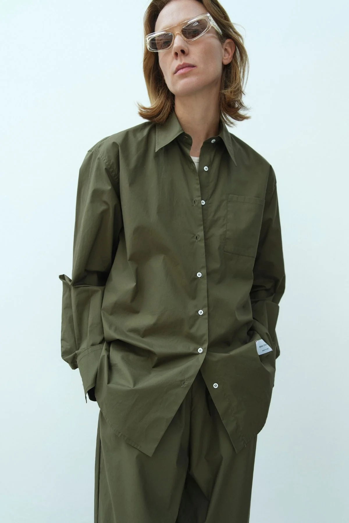 Rika Studios Blaze Shirt - Olive - Image 4