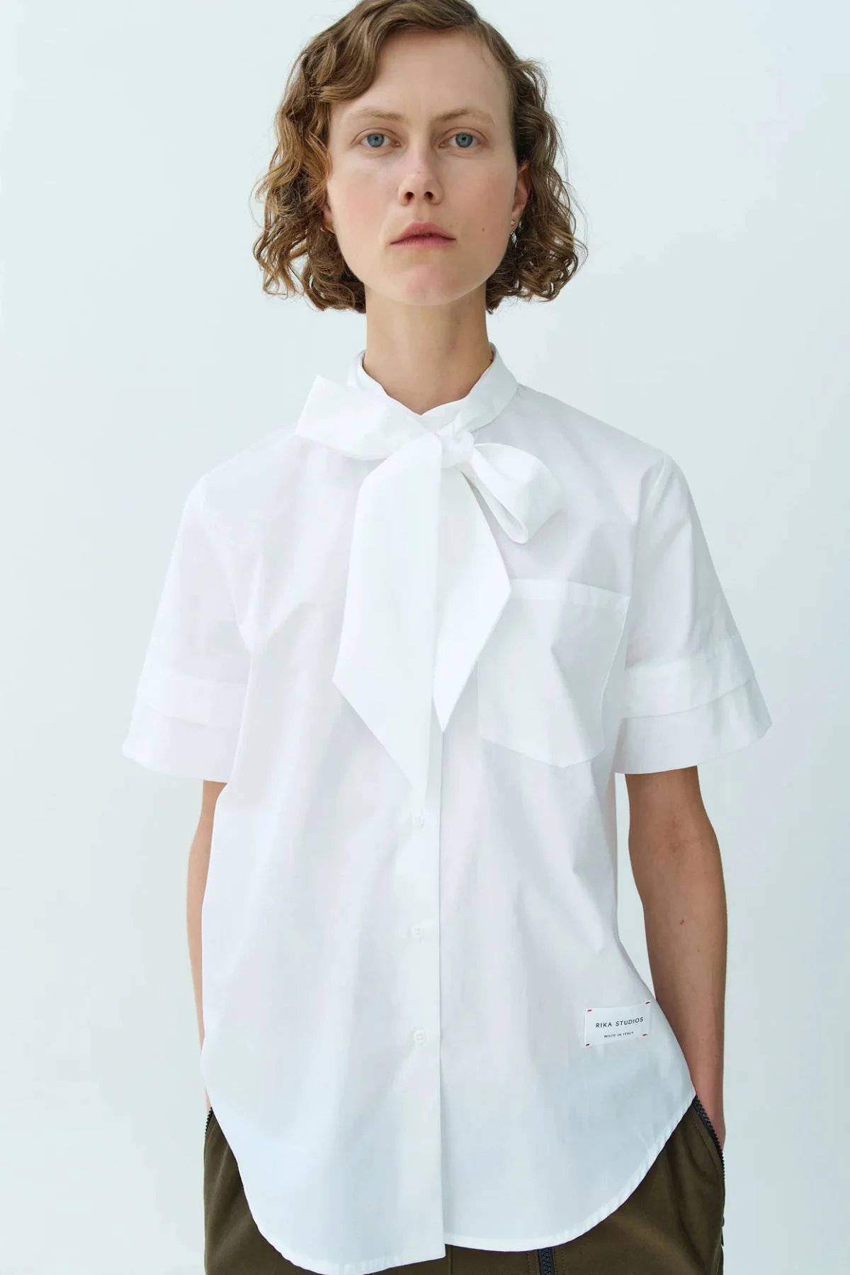 Rika Studios Carolina Short Sleeve Shirt - White