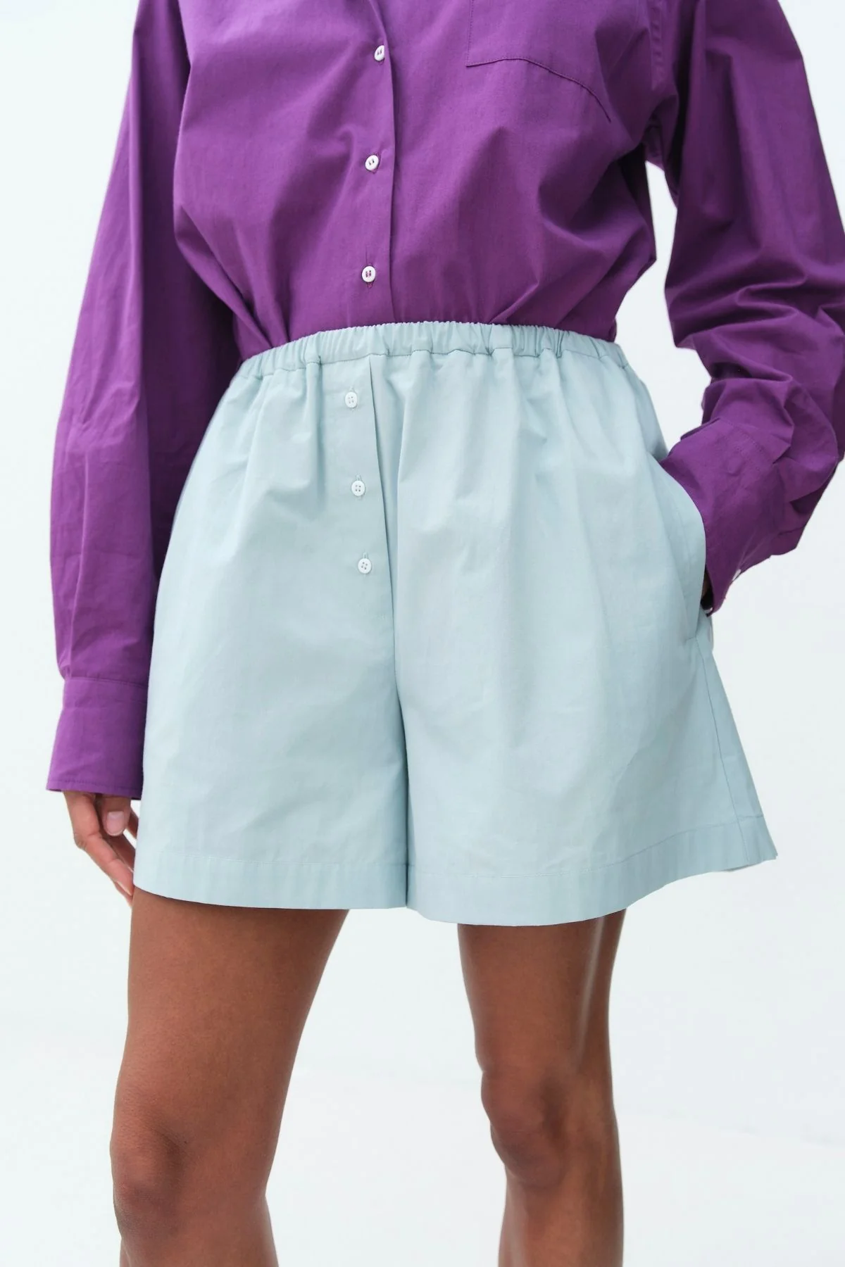 Rika Studios Park Shorts - Mentha - Image 3