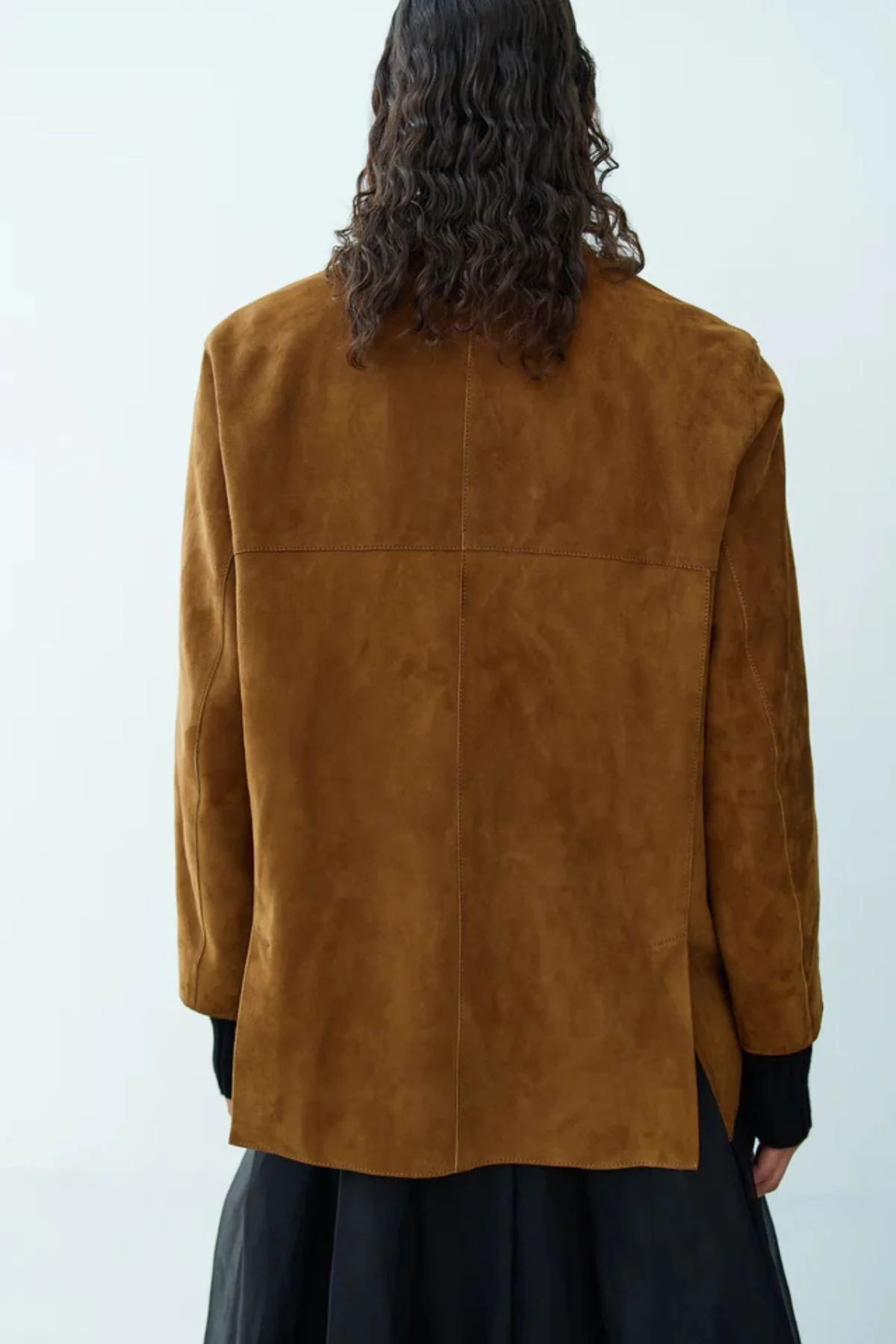 Rika Studios Steve Suede Blazer - Gold - Image 2