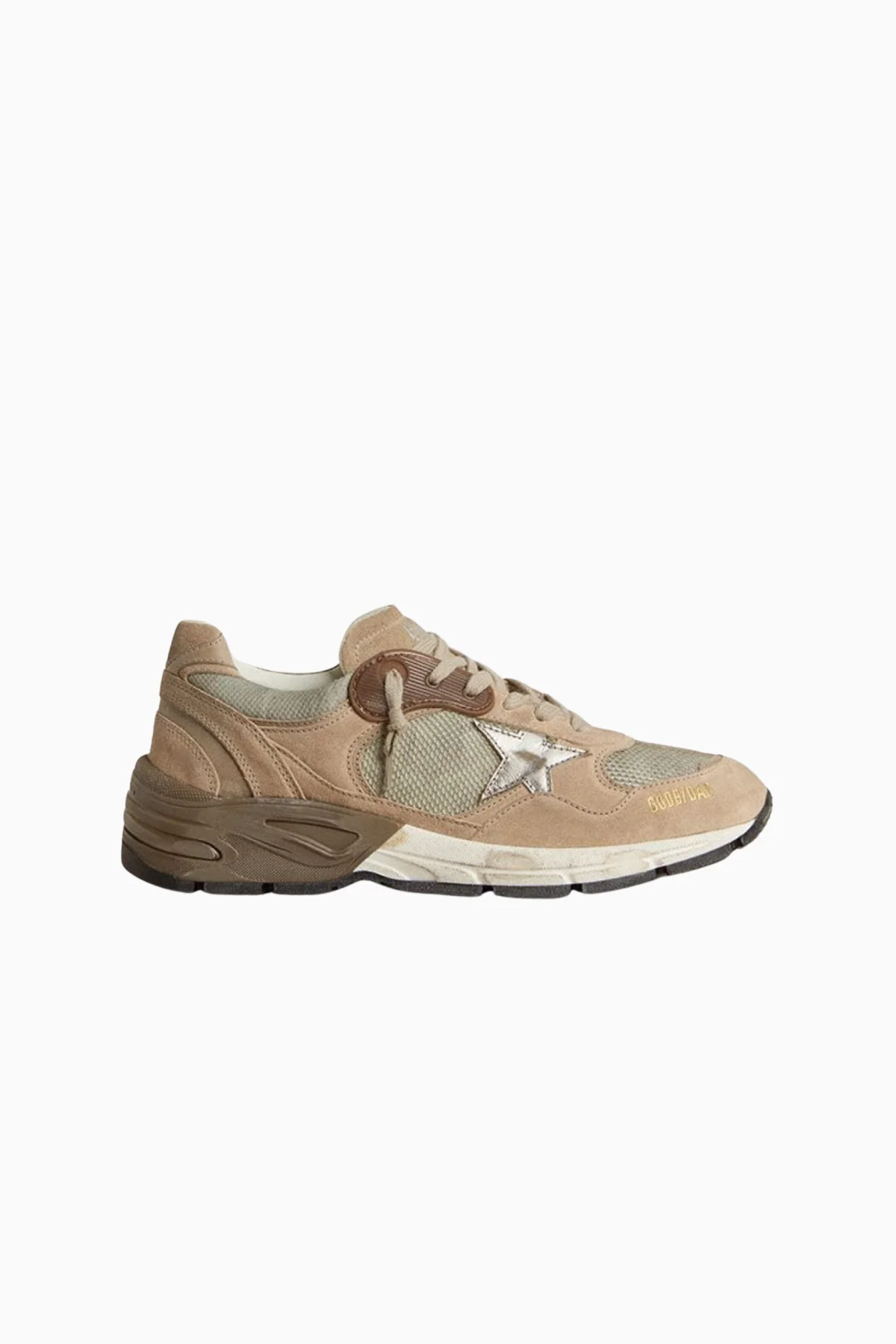 Golden Goose Dad Star - Beige/ Silver