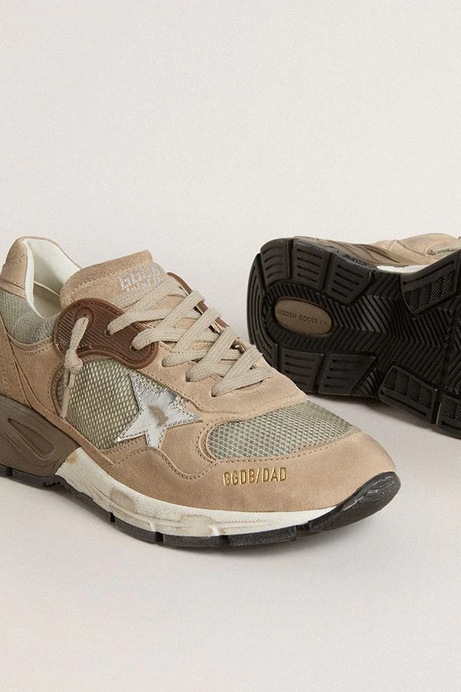 Golden Goose Dad Star - Beige/ Silver - Image 4