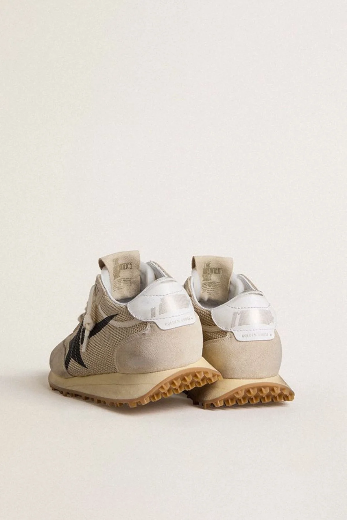 Golden Goose Running Marathon - Beige/ Black - Image 4