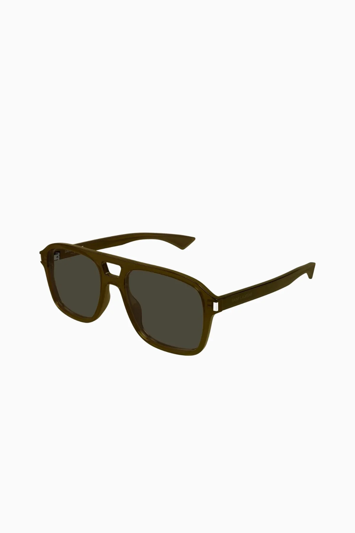 Saint Laurent Oversized Pilot Sunglasses - Brown - Image 2