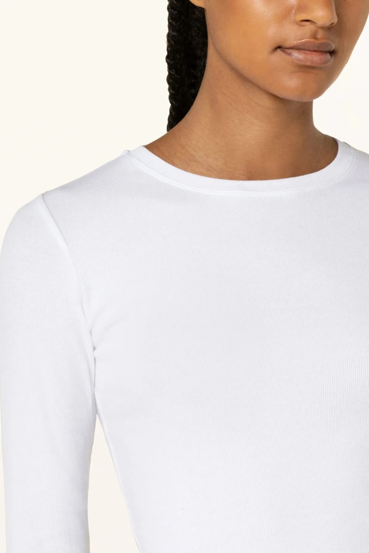 Samsøe Samsøe Alexa Long Sleeve T-Shirt - White - Image 4