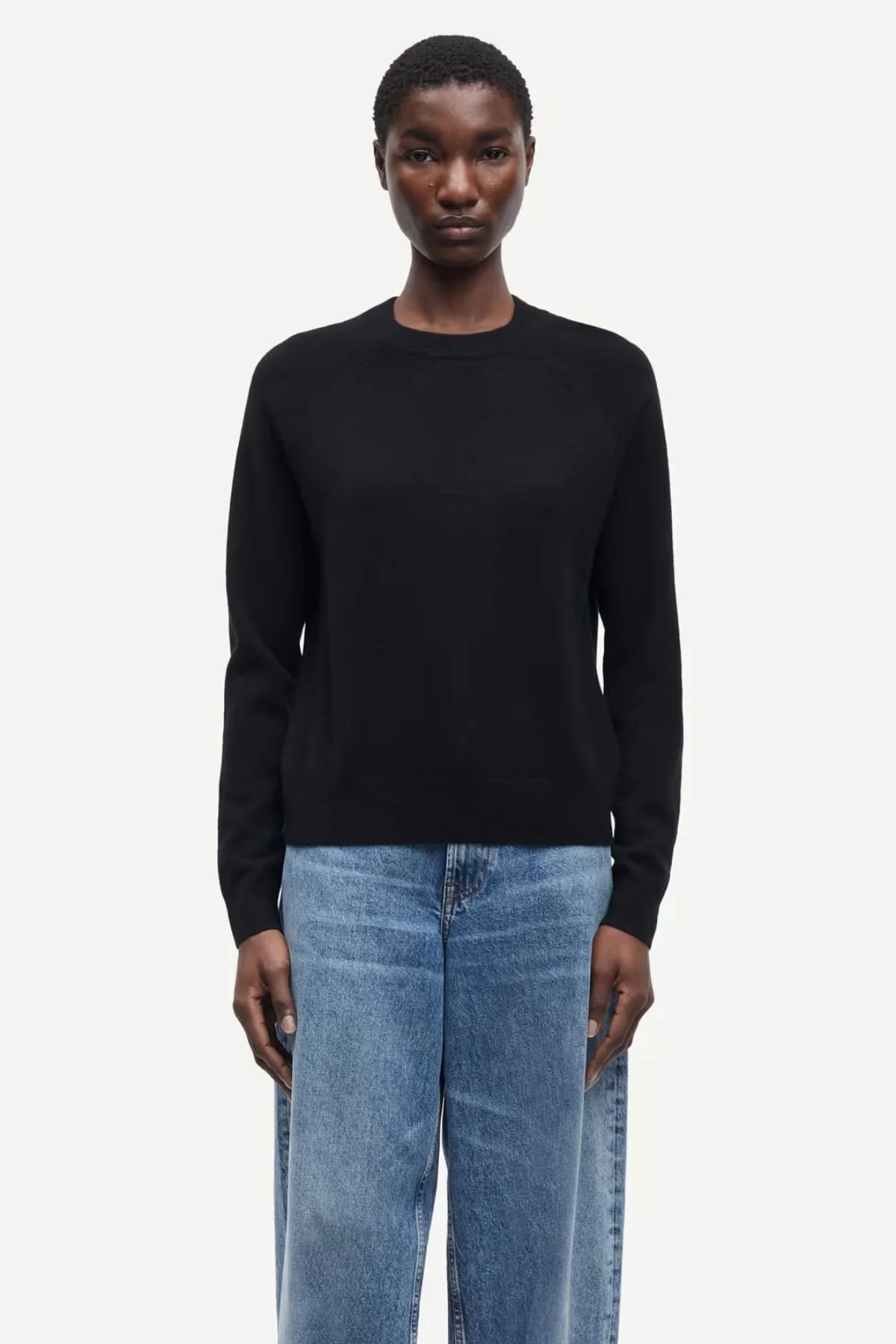 Samsøe Samsøe Boston O-Neck Jumper - Black - Image 2