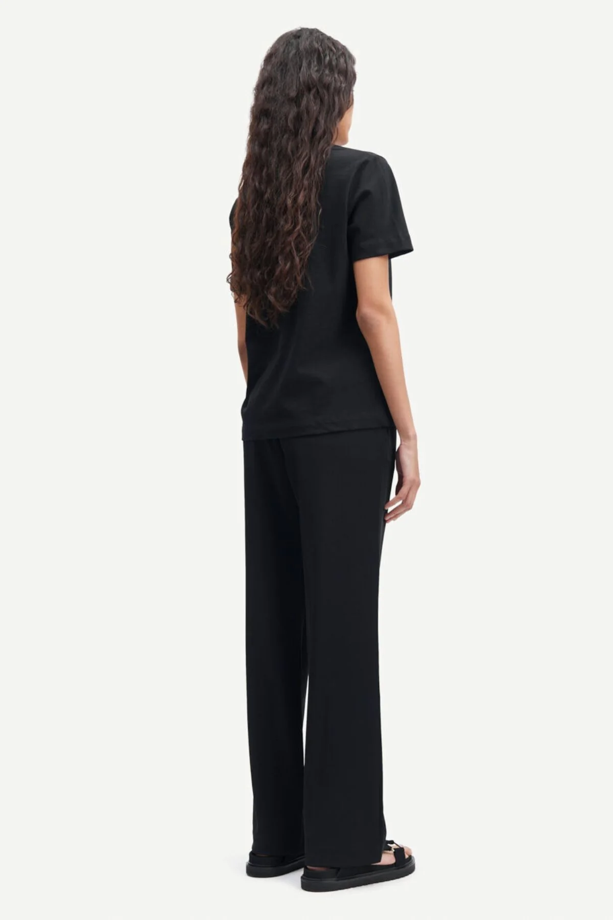 Samsøe Samsøe Camino T-Shirt - Black - Image 3