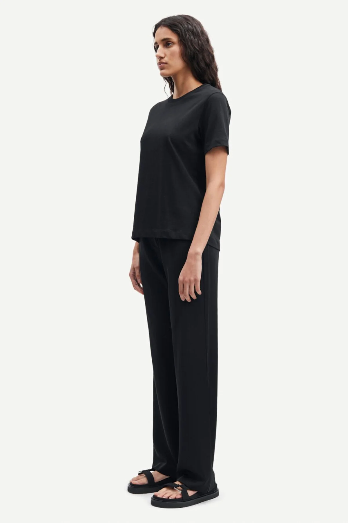 Samsøe Samsøe Camino T-Shirt - Black - Image 4