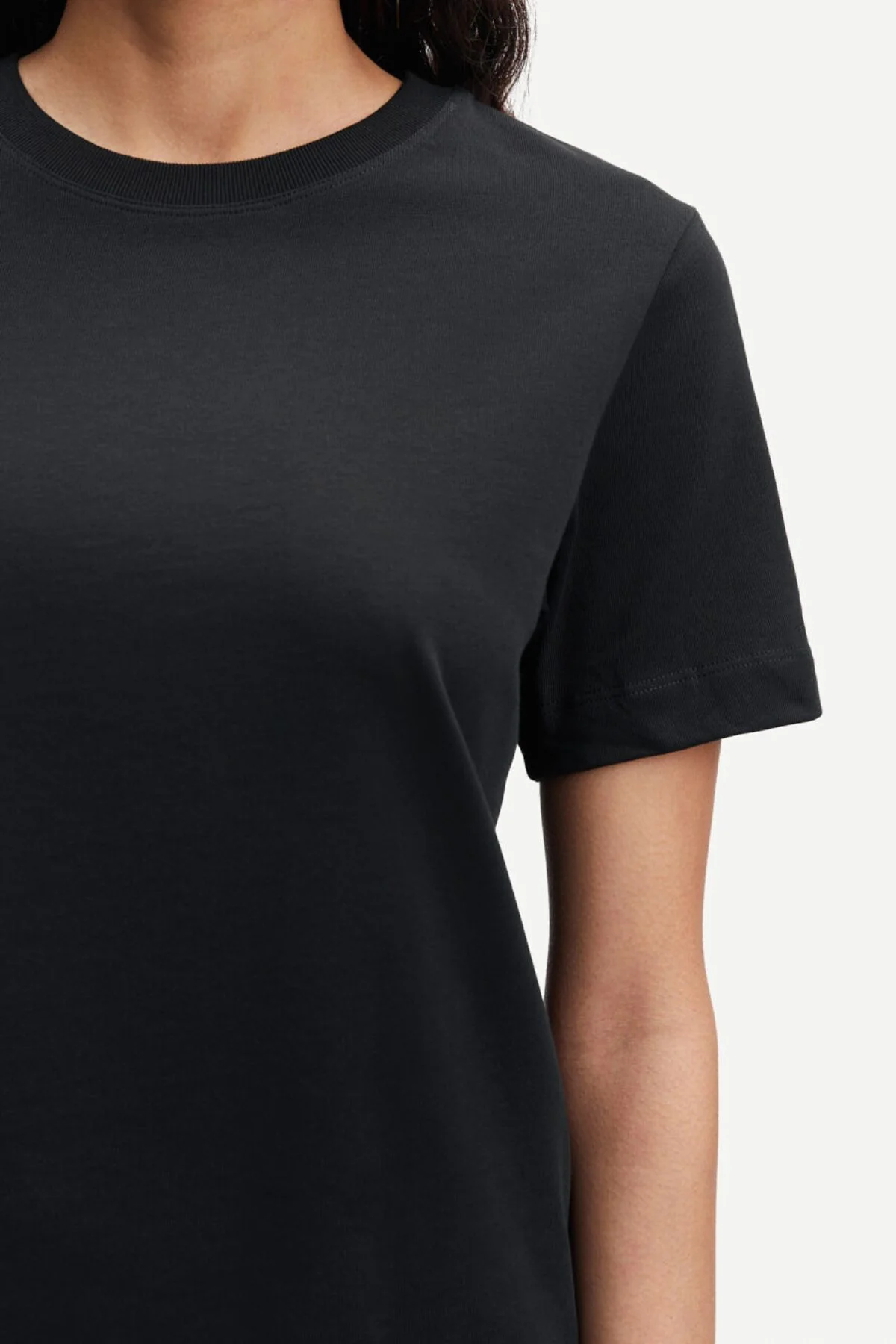Samsøe Samsøe Camino T-Shirt - Black - Image 6