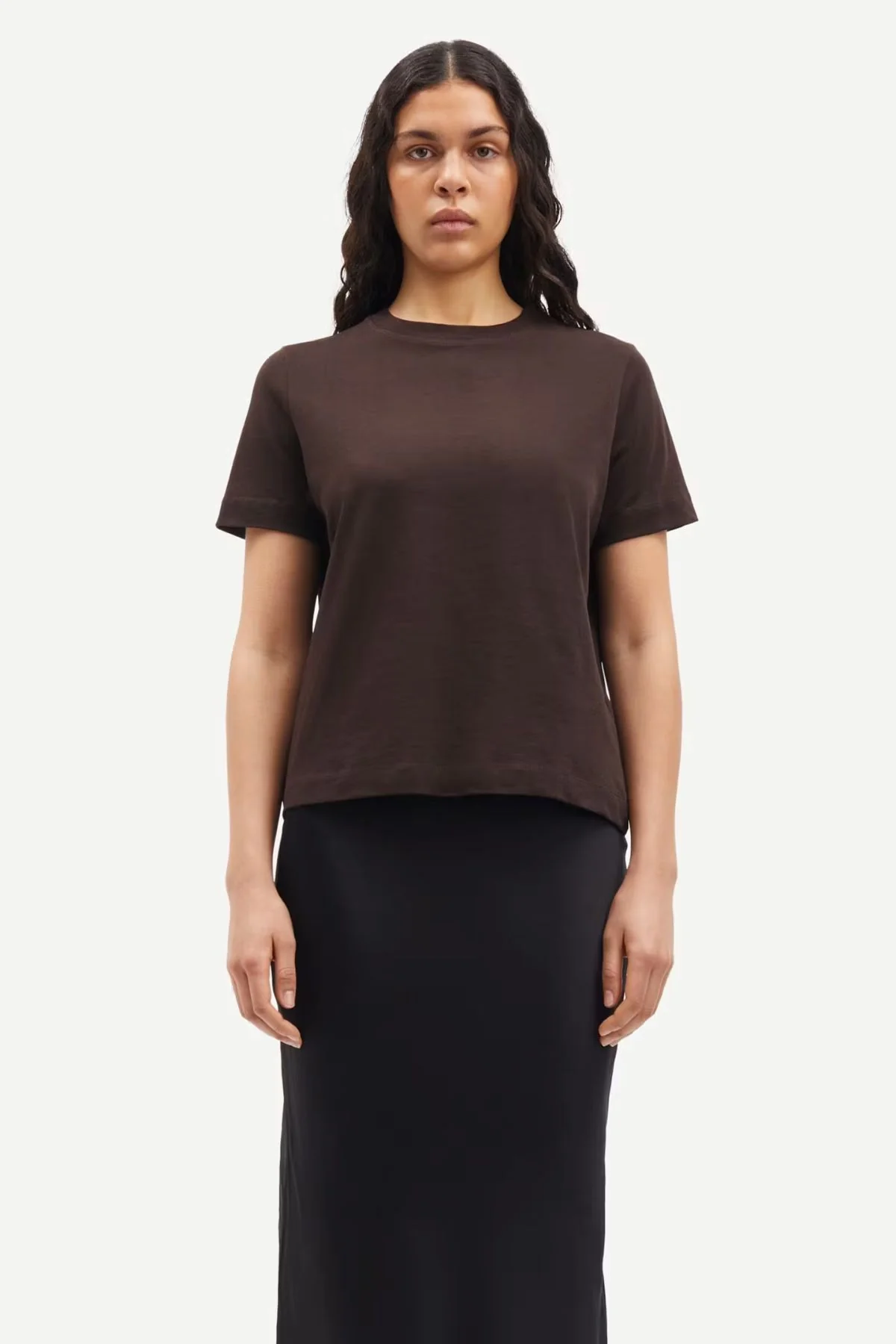 Samsøe Samsøe Camino T-Shirt - Mole - Image 3