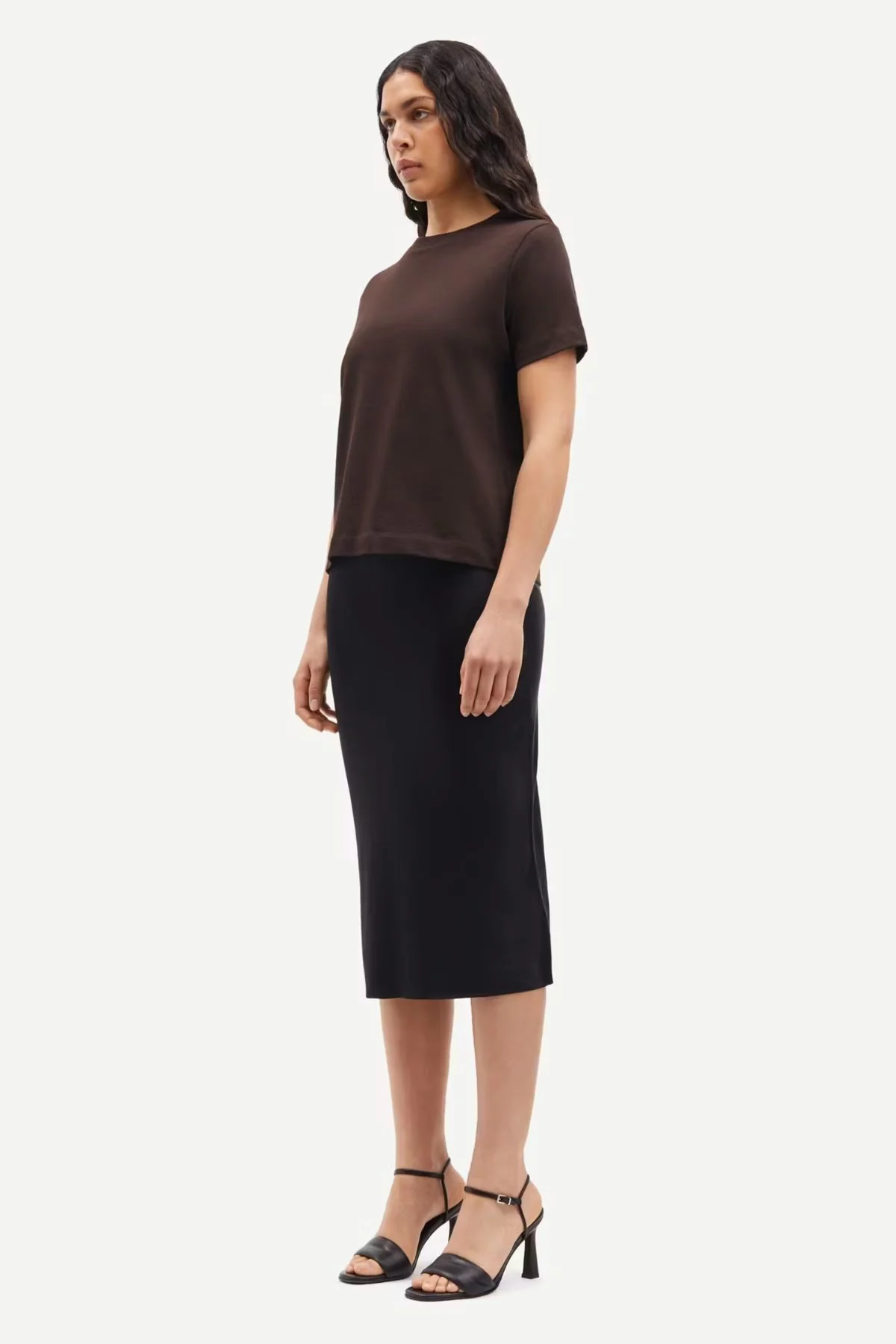 Samsøe Samsøe Camino T-Shirt - Mole - Image 5