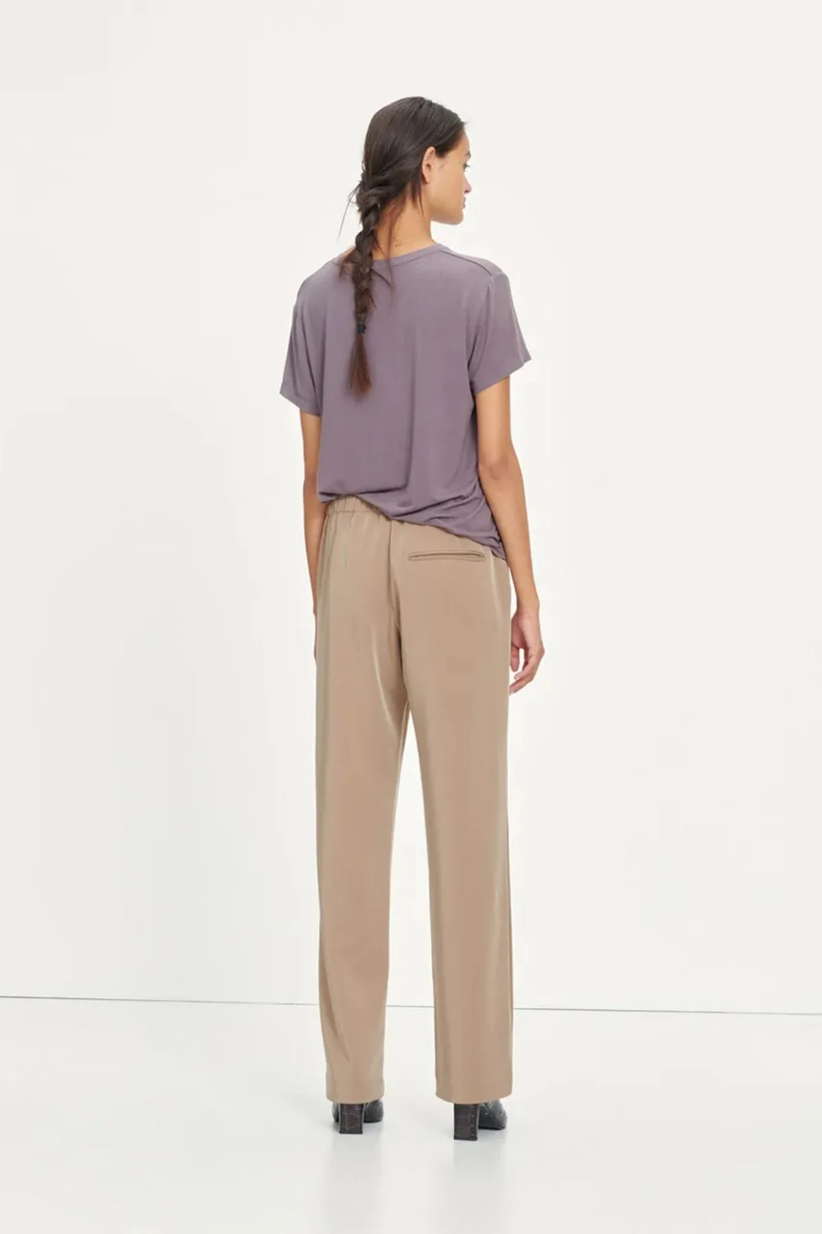 Samsøe Samsøe Hoys Pant - Caribou - Image 4