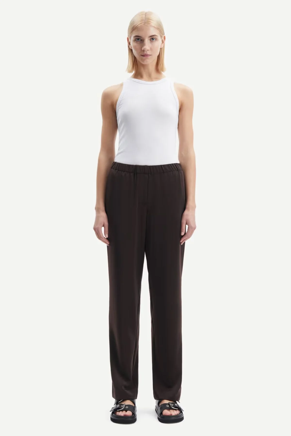 Samsøe Samsøe Hoys Pant - Mole - Image 2