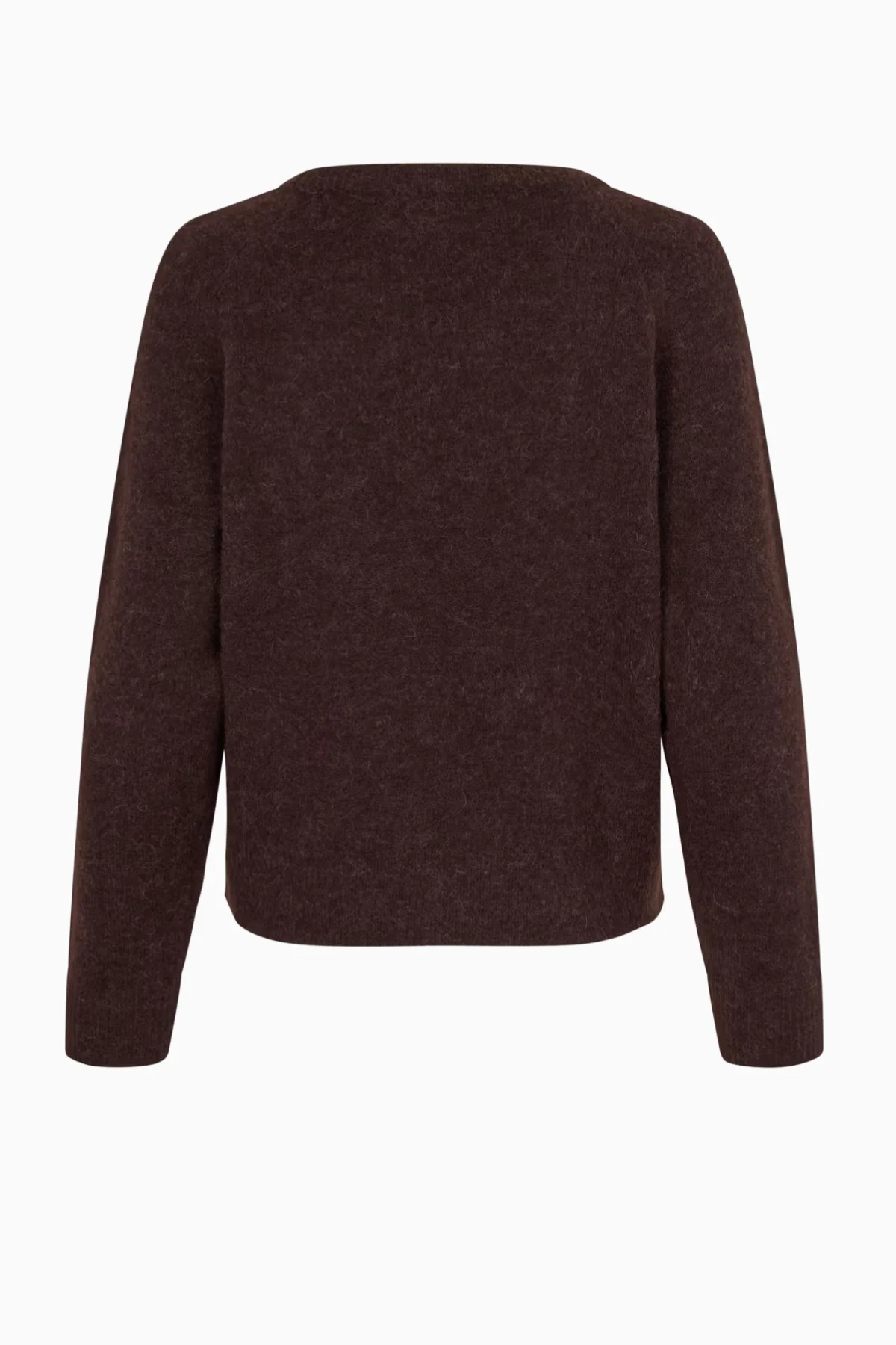 Samsøe Samsøe Nor O-N Short Jumper - Black Coffee - Image 3