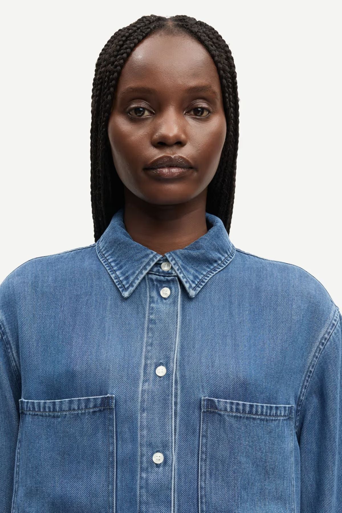 Samsøe Samsøe Sabexy Shirt - Blue - Image 4