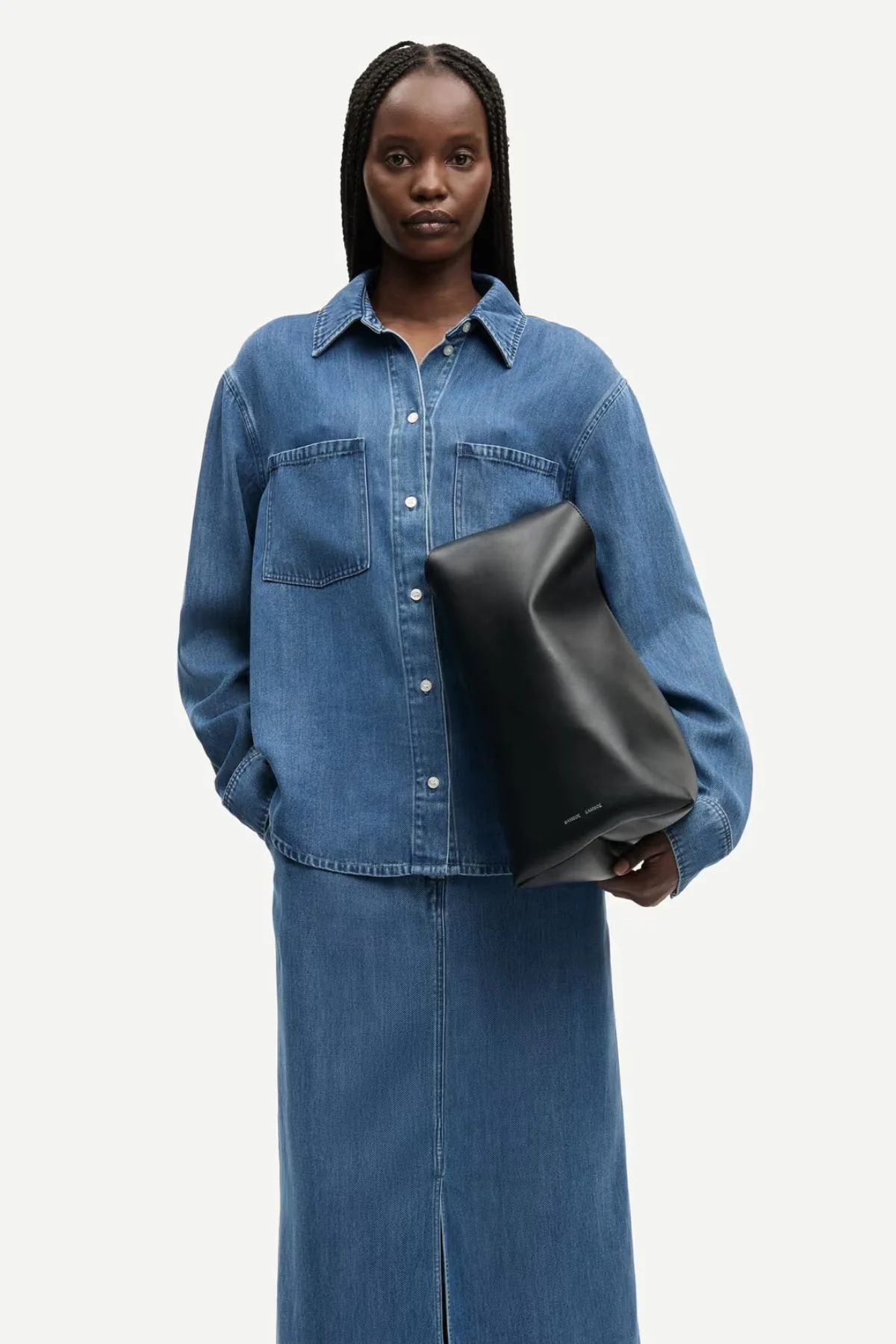 Samsøe Samsøe Sabexy Shirt - Blue - Image 5