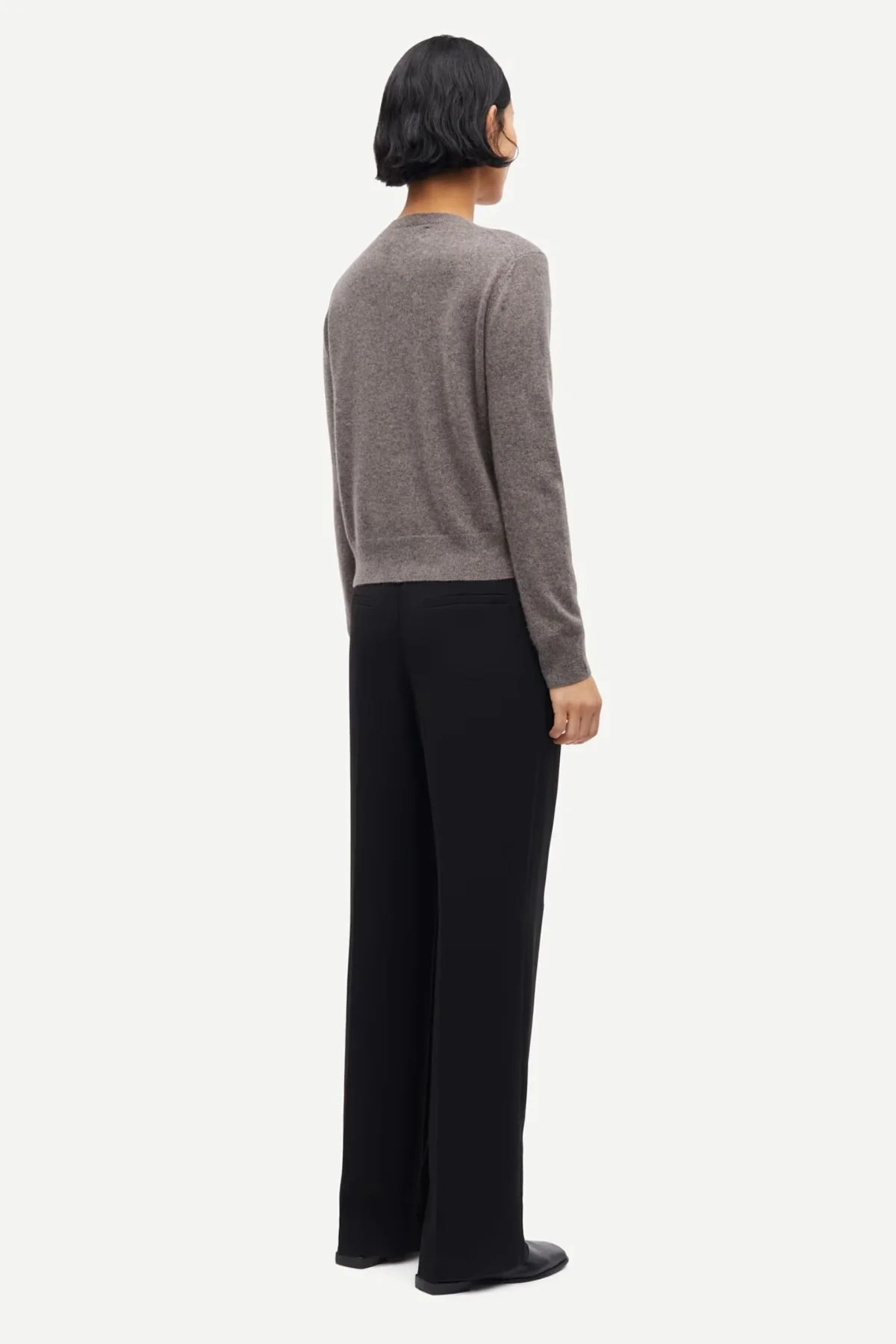 Samsøe Samsøe Saboston Cardigan - Grey Blue Melange - Image 4
