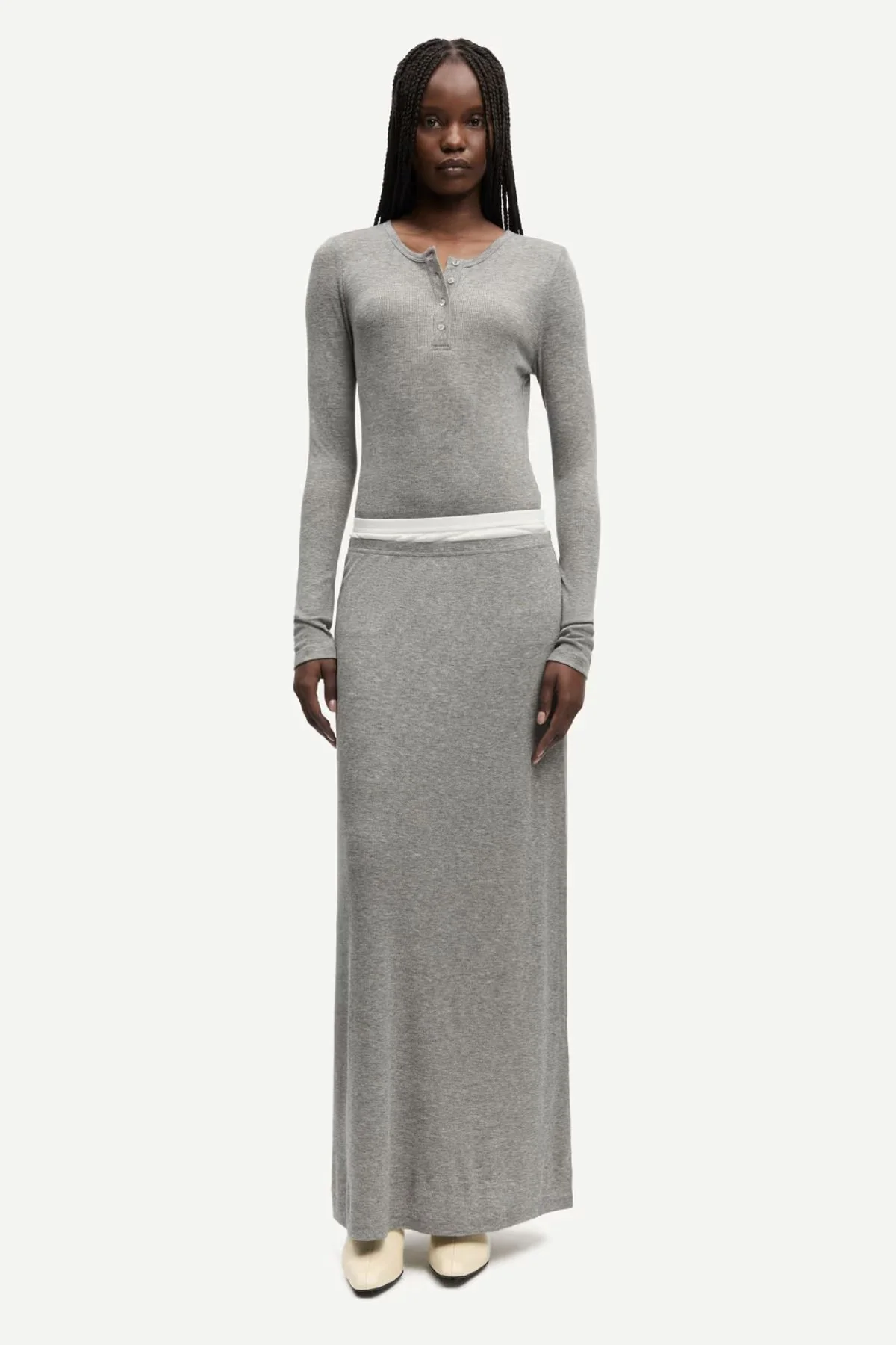 Samsøe Samsøe Sadodo LS - Grey - Image 2