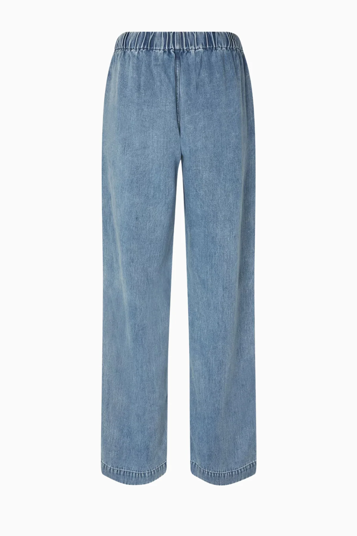 Samsøe Samsøe Sahoysa Trousers - Denim Blue - Image 3