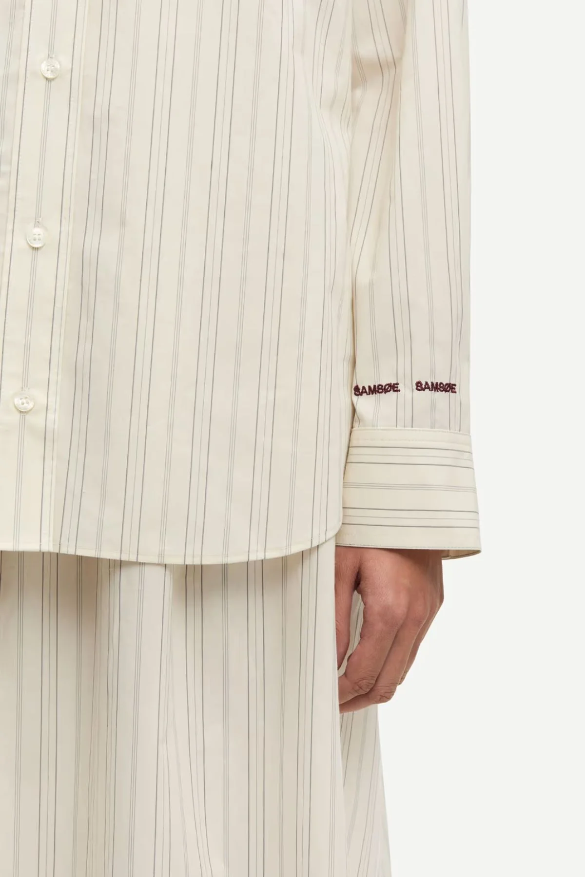 Samsøe Samsøe Salova Pocket Shirt - Bone - Image 4