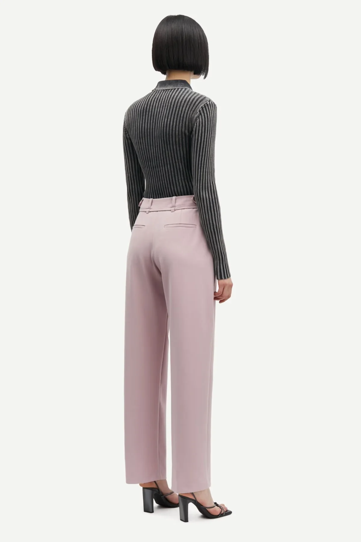Samsøe Samsøe Saluza Trousers - Woodrose - Image 3