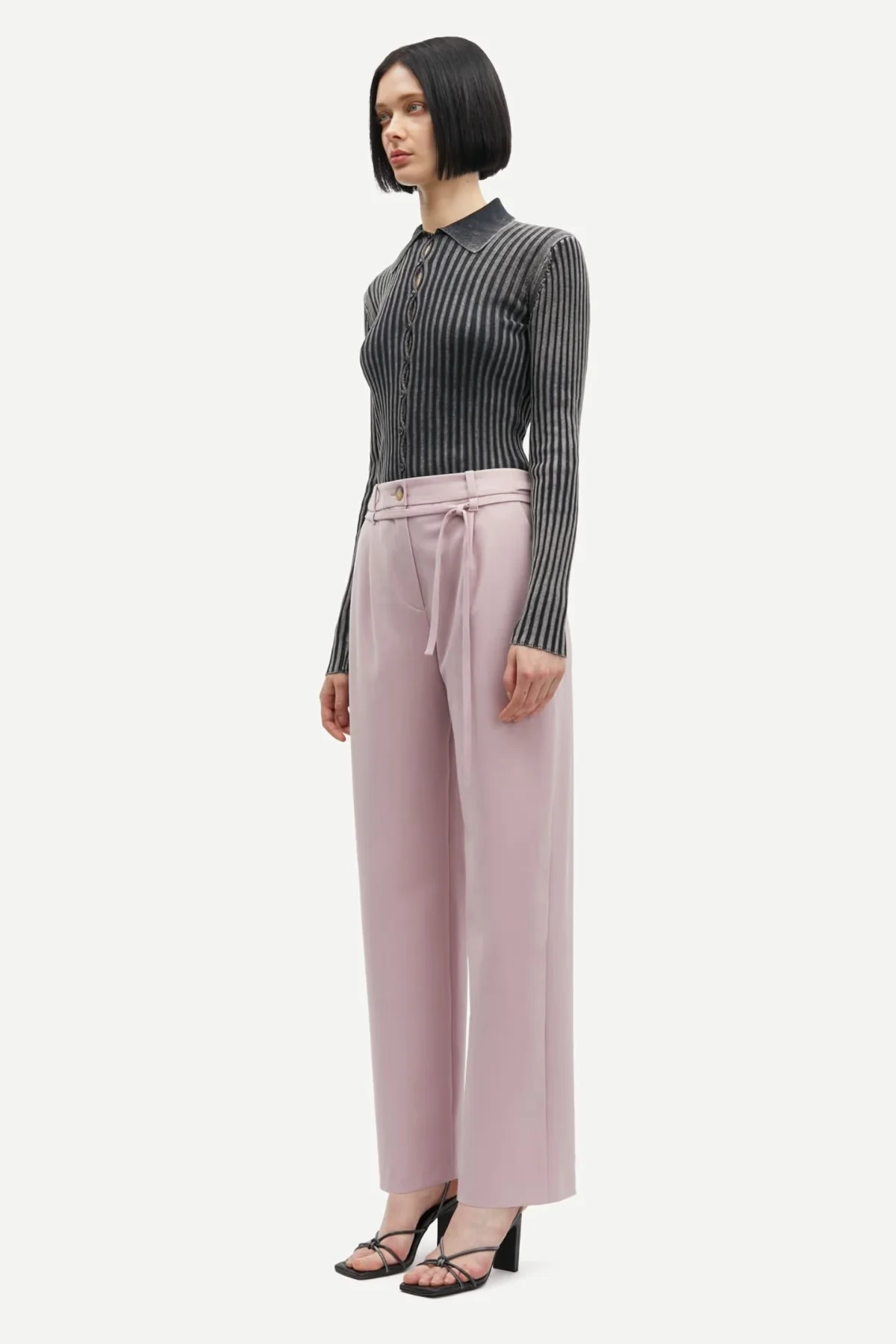 Samsøe Samsøe Saluza Trousers - Woodrose - Image 4
