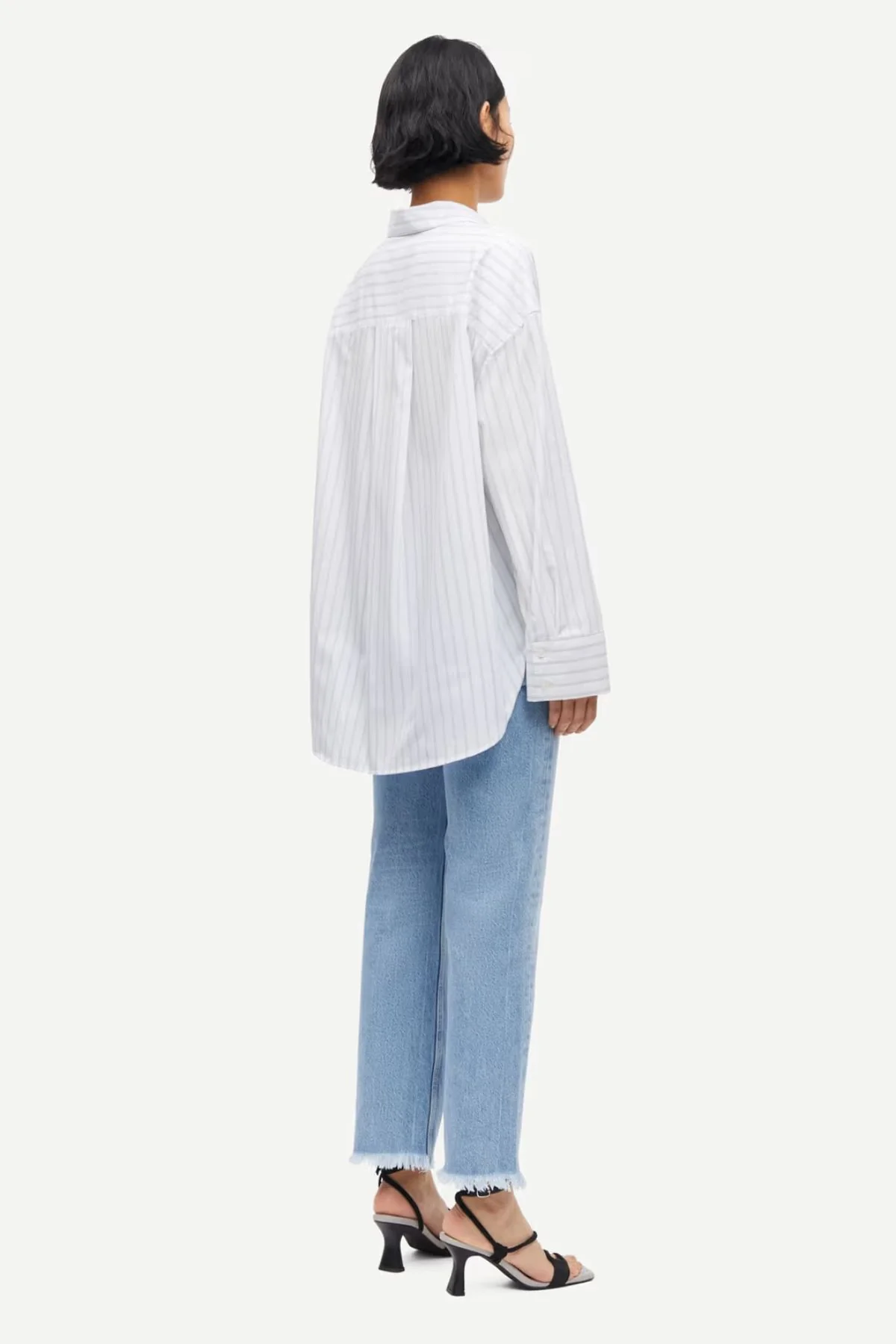 Samsøe Samsøe Samarika Shirt - White Stripe - Image 3