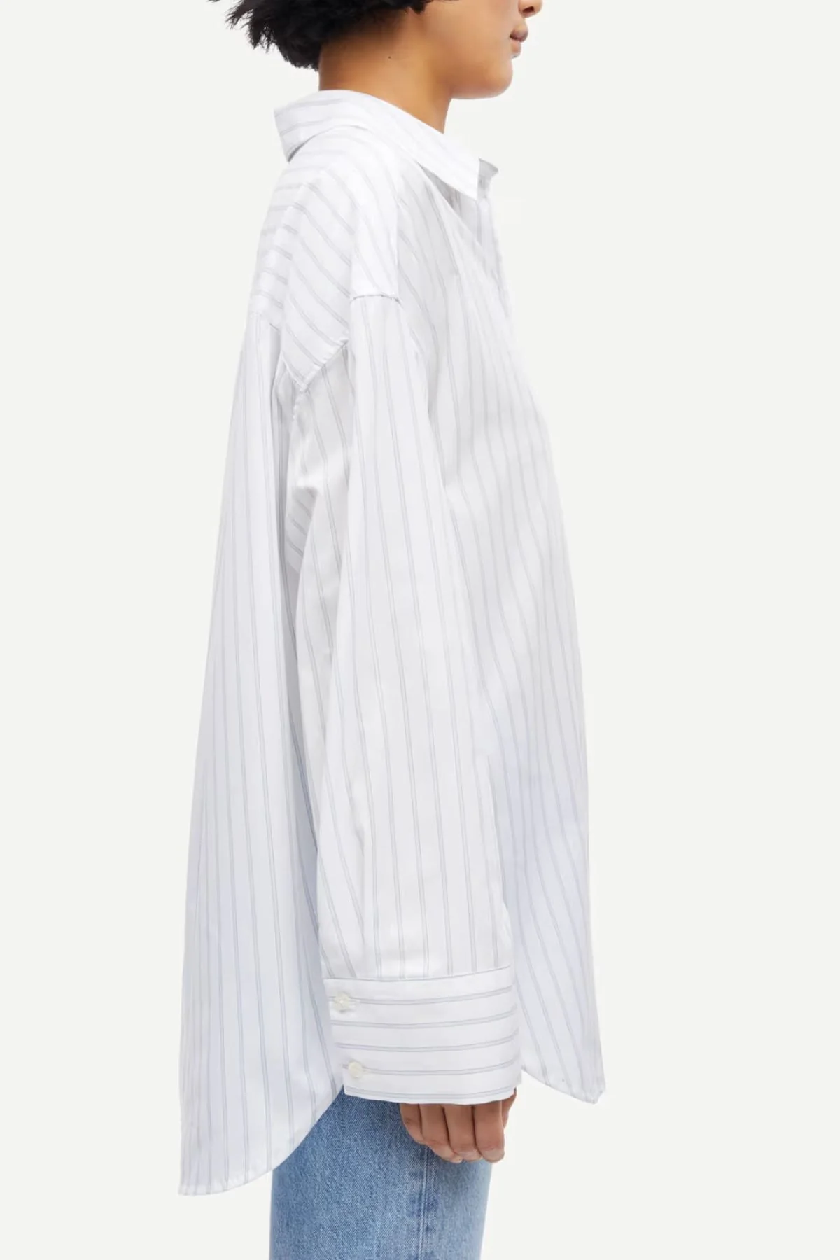 Samsøe Samsøe Samarika Shirt - White Stripe - Image 4
