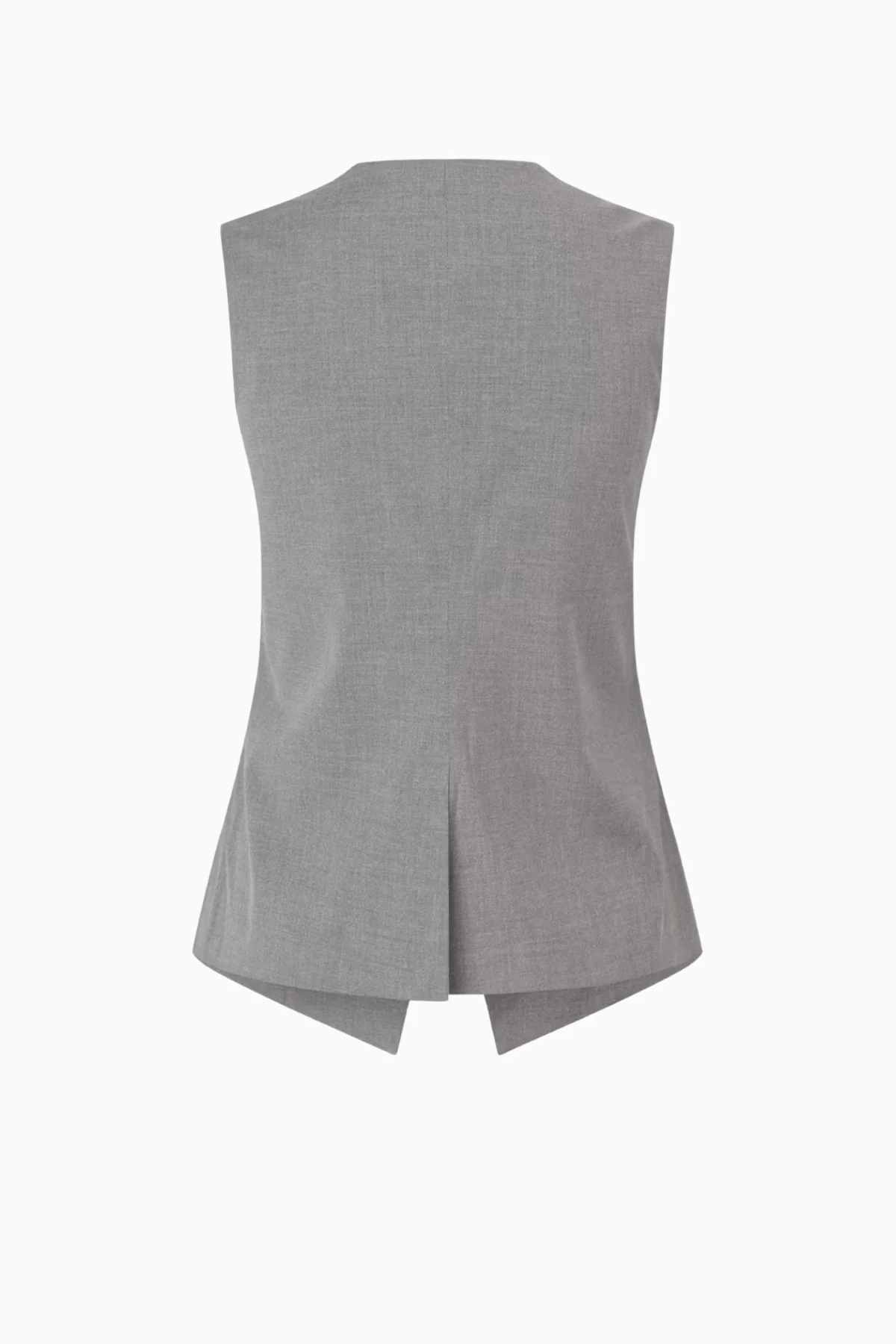 Samsøe Samsøe Saruma Vest - Grey Melange - Image 3