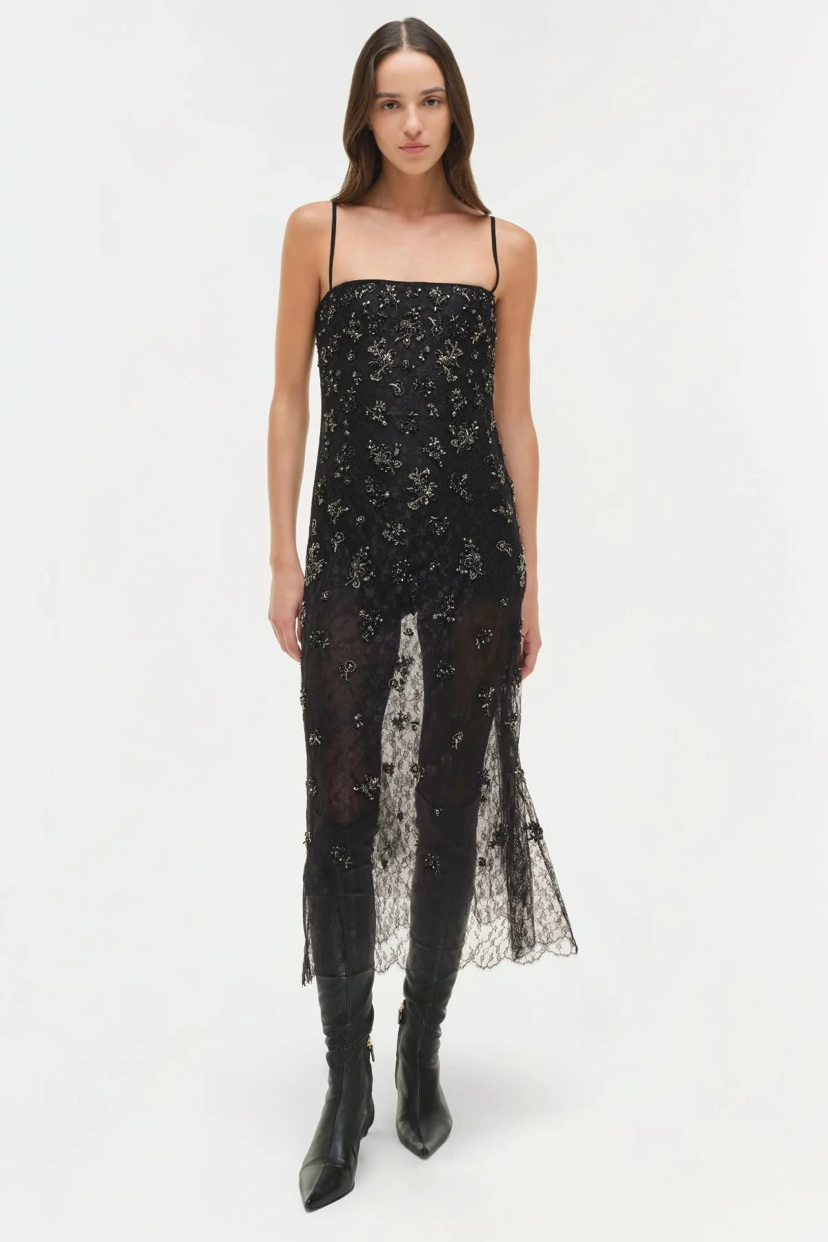 Simkhai Carmela Lace Midi Dress - Black - Image 2