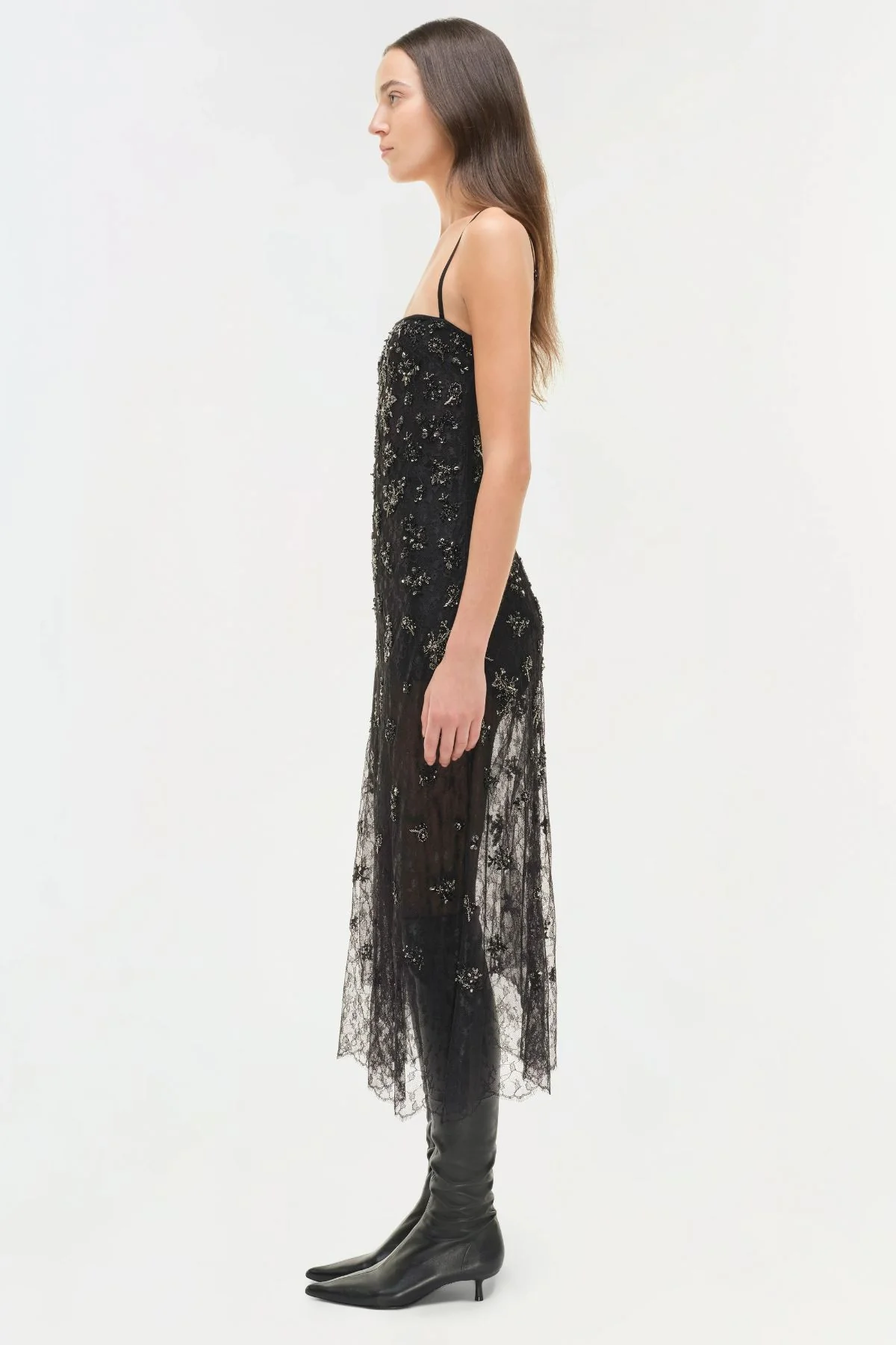 Simkhai Carmela Lace Midi Dress - Black - Image 3