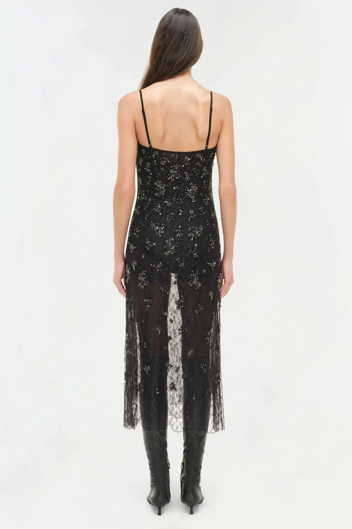 Simkhai Carmela Lace Midi Dress - Black - Image 4
