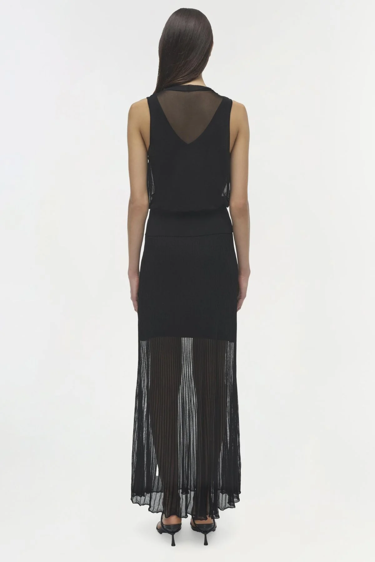 Simkhai Carmina Cowl Tank - Black - Image 4