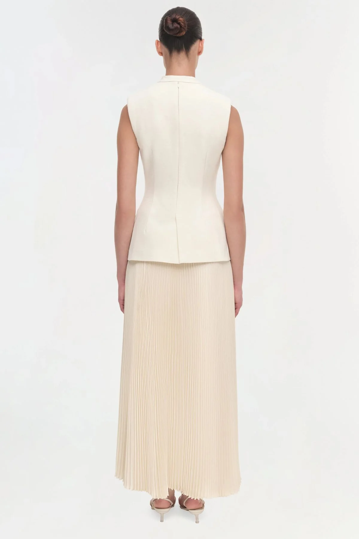 Simkhai Georgina Vest Midi Dress - White - Image 3