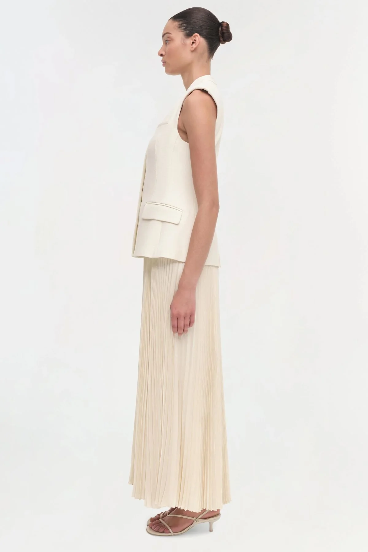 Simkhai Georgina Vest Midi Dress - White - Image 4